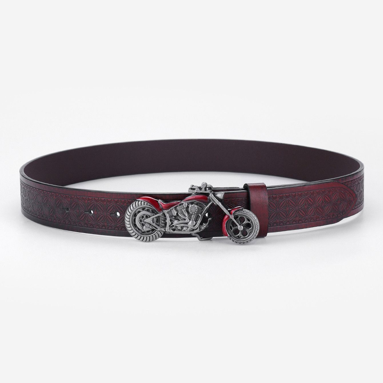 Designer Motorcycle Vintage Belt Riveted Belts Menswear Accessories Size ONE SIZE - 3 Thumbnail