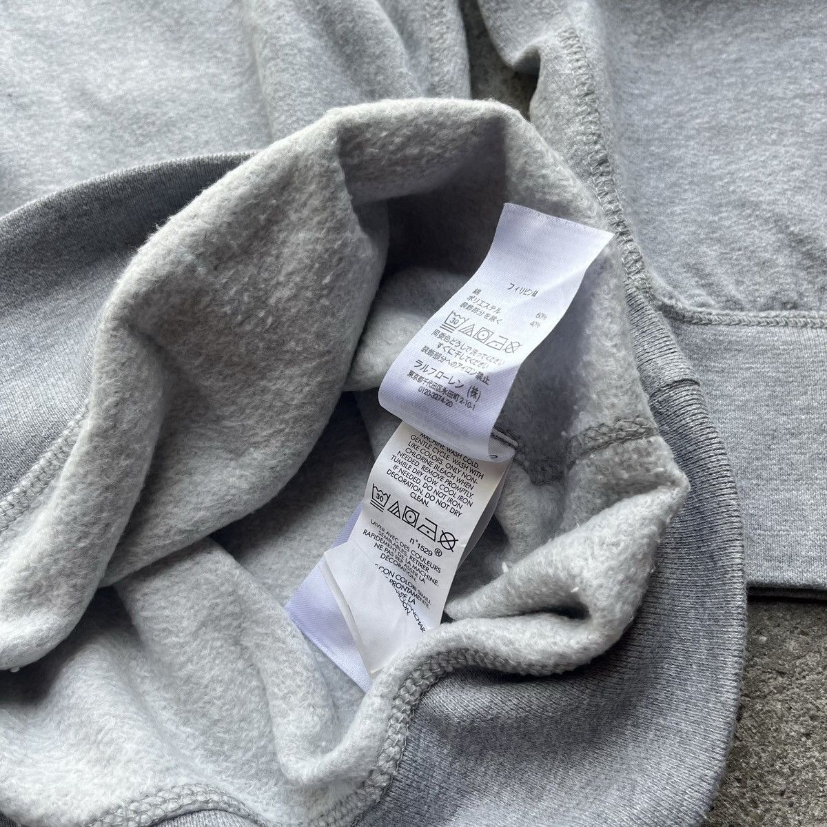 Polo Ralph Lauren × Ralph Lauren Ralph lauren polo bear crewneck sweatshirt L grey classy Size US L / EU 52-54 / 3 - 5 Thumbnail
