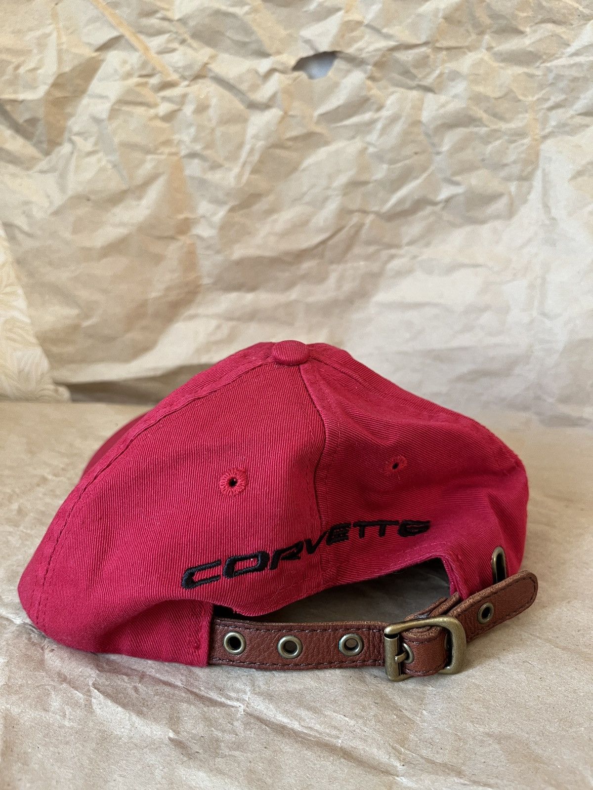 Chevrolet Vintage Chevrolet CORVETTE Red Cap Size ONE SIZE - 10 Thumbnail