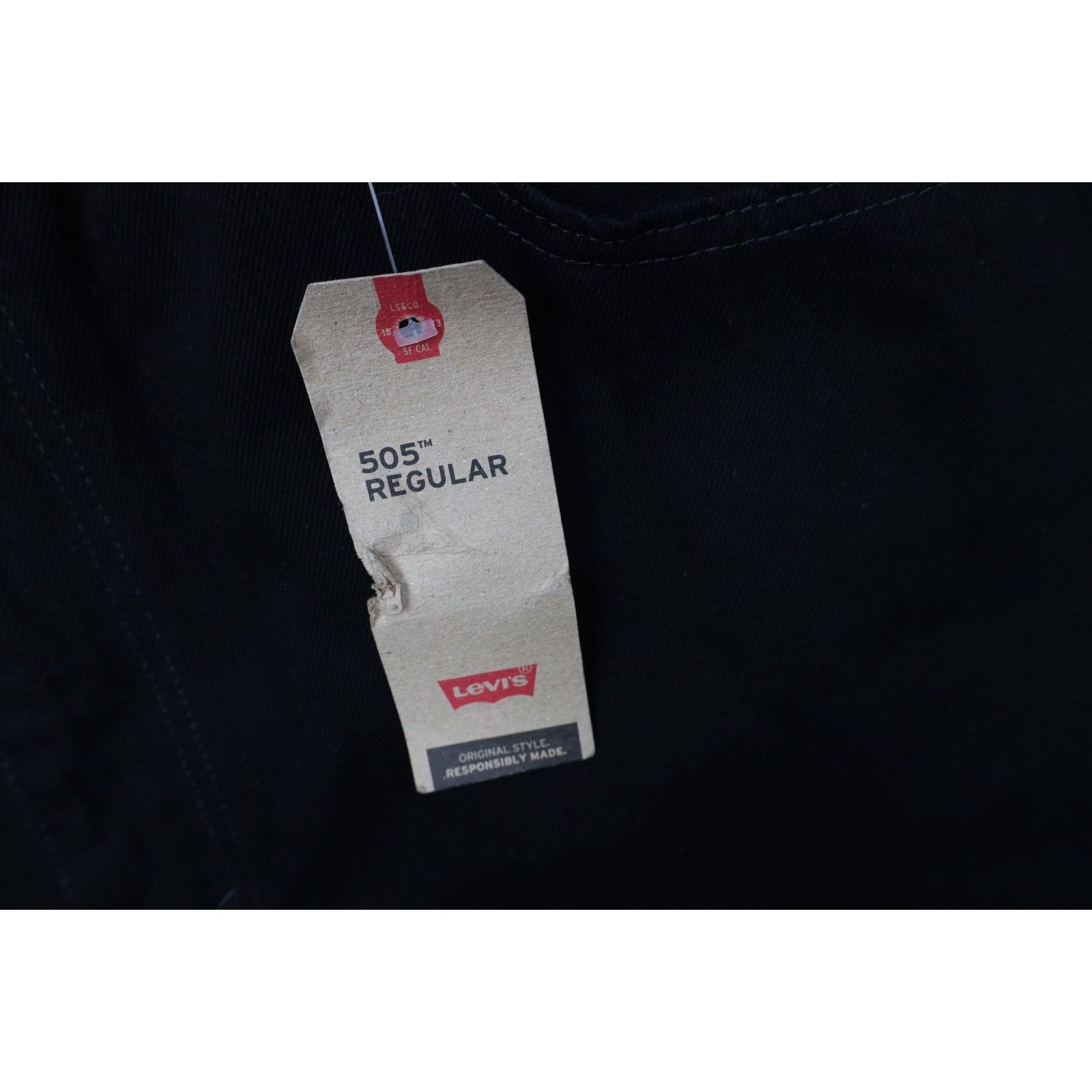 Levi's Deadstock Y2K Levis 505 Regular Fit Straight Leg Jeans Size US 44 / EU 60 - 5 Thumbnail