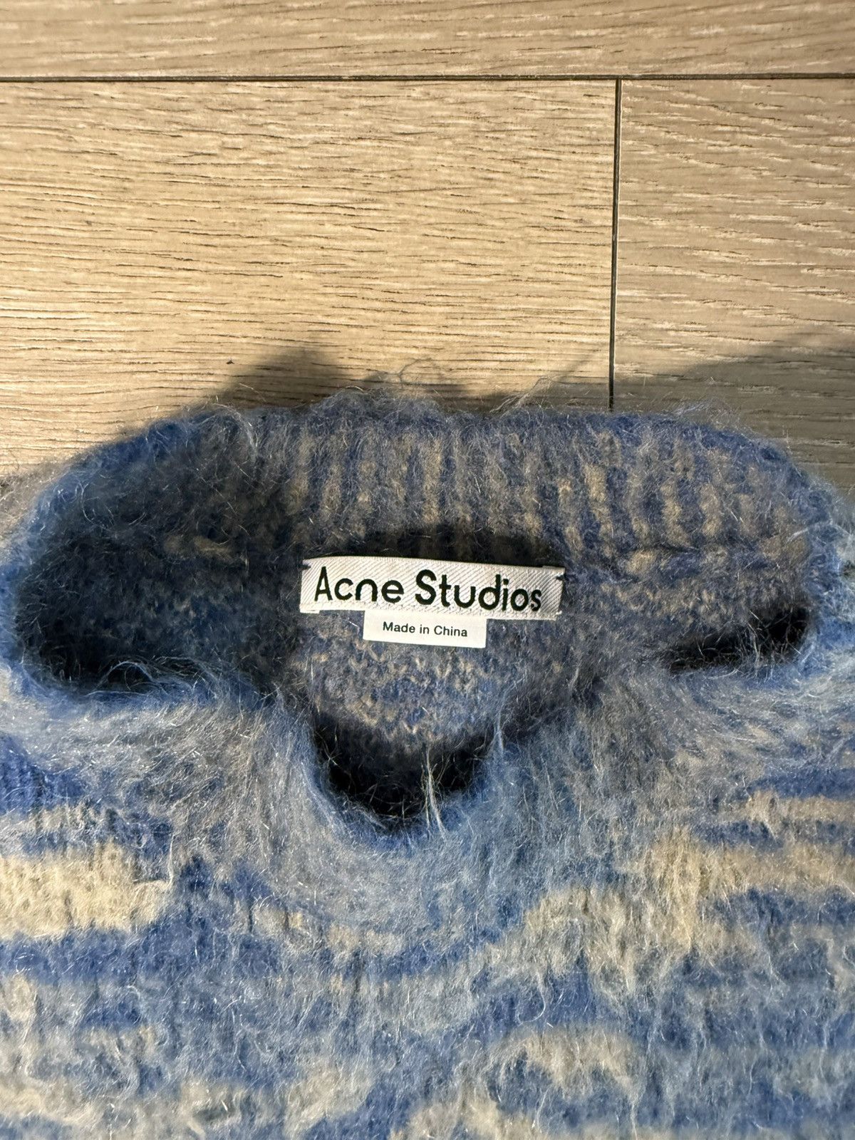 Acne Studios Acne Studios Jacquard Mohair Jumper Size US L / EU 52-54 / 3 - 2 Thumbnail