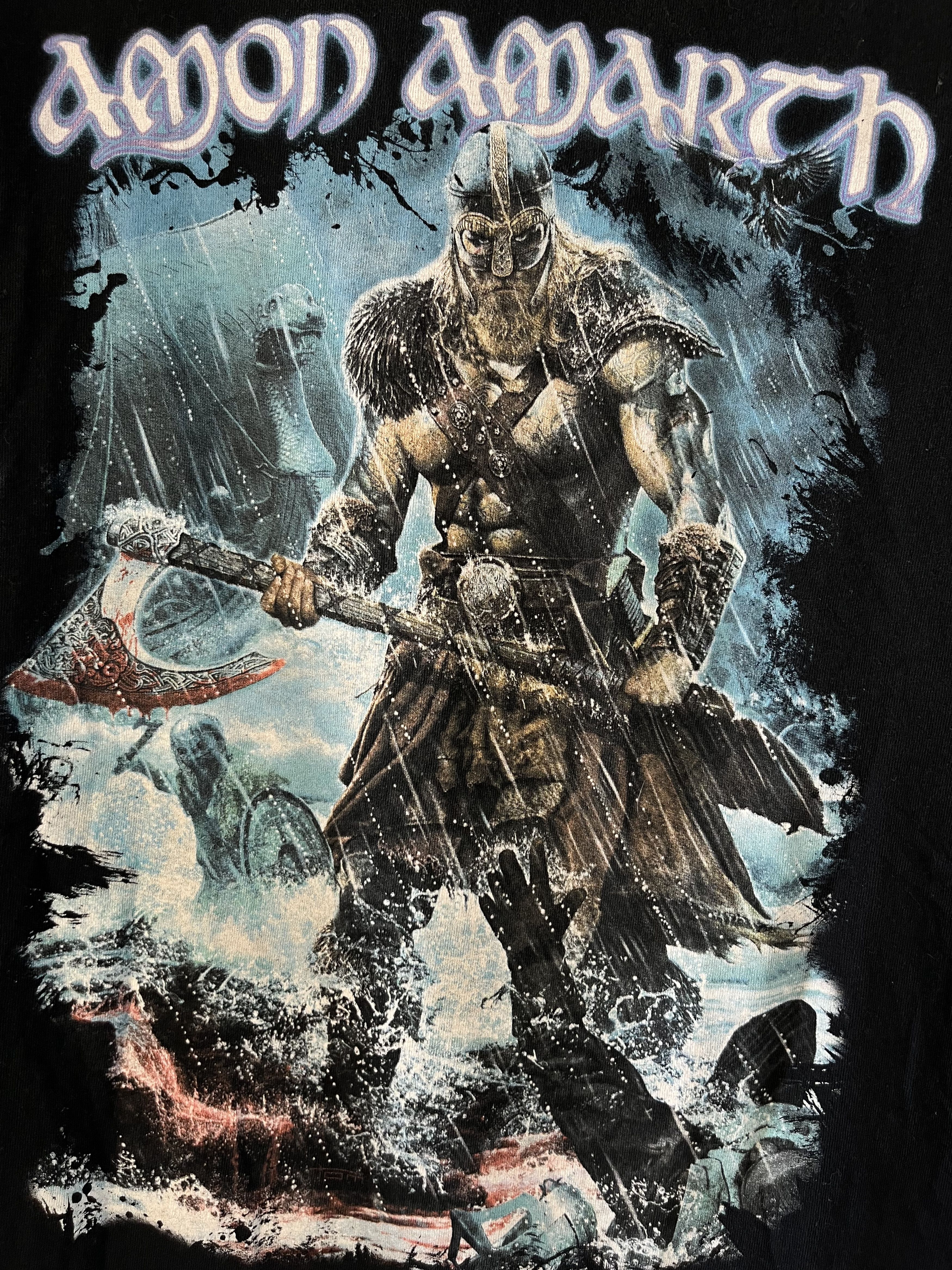 Band Tees Vintage Amon Jomsviking Album Cover Melodic Death Metal Size US S / EU 44-46 / 1 - 3 Thumbnail
