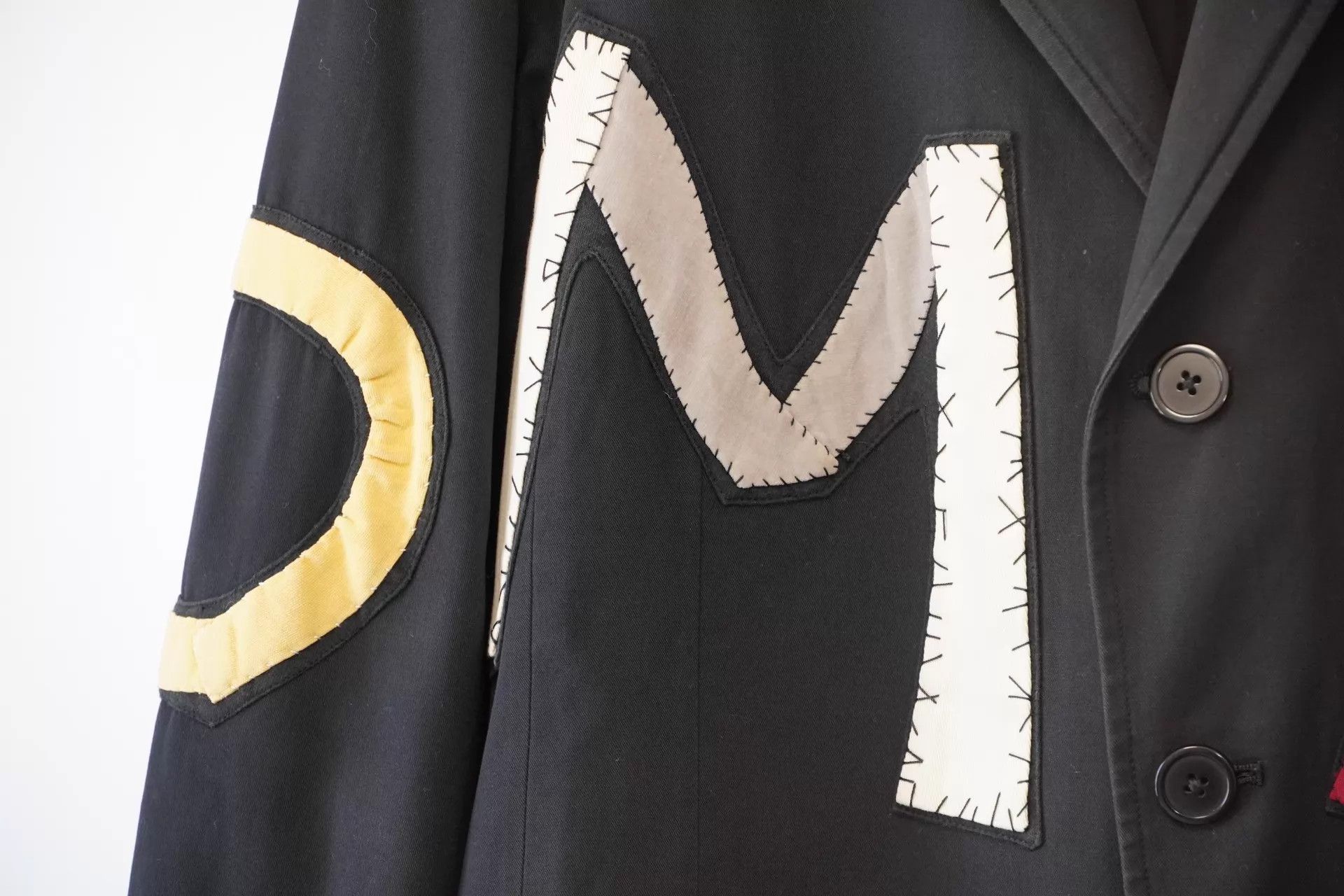 Yohji Yamamoto Yohji Yamamoto 80SS Letter Patch Jacket Size US M / EU 48-50 / 2 - 5 Thumbnail