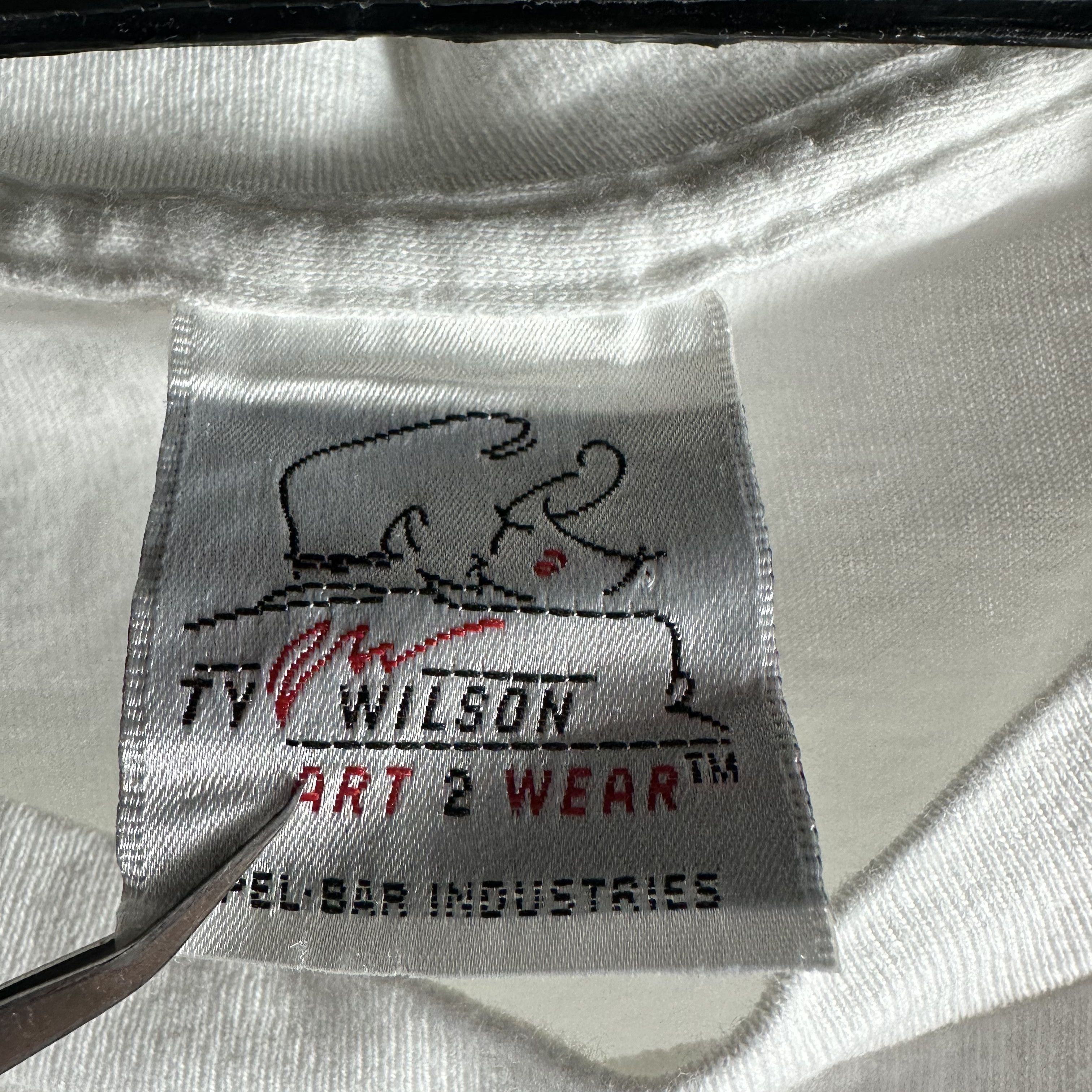 Vintage 1993 Ty Wilson Artwork Art Graphic Single Stitch T-shirt Size US XL / EU 56 / 4 - 2 Thumbnail