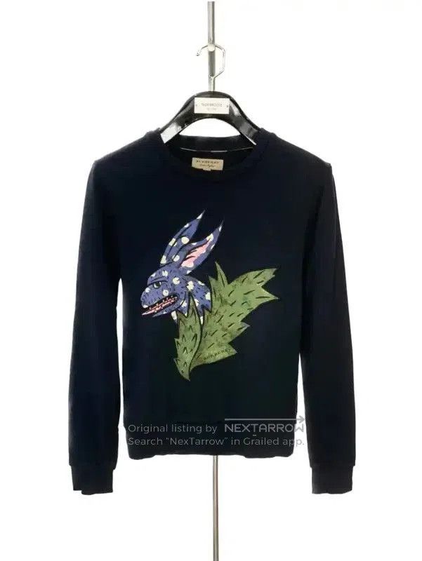 Burberry Burberry Black Cotton Women's Sweatshirt. Size XXS / US 00 / IT 34 - 1 Thumbnail