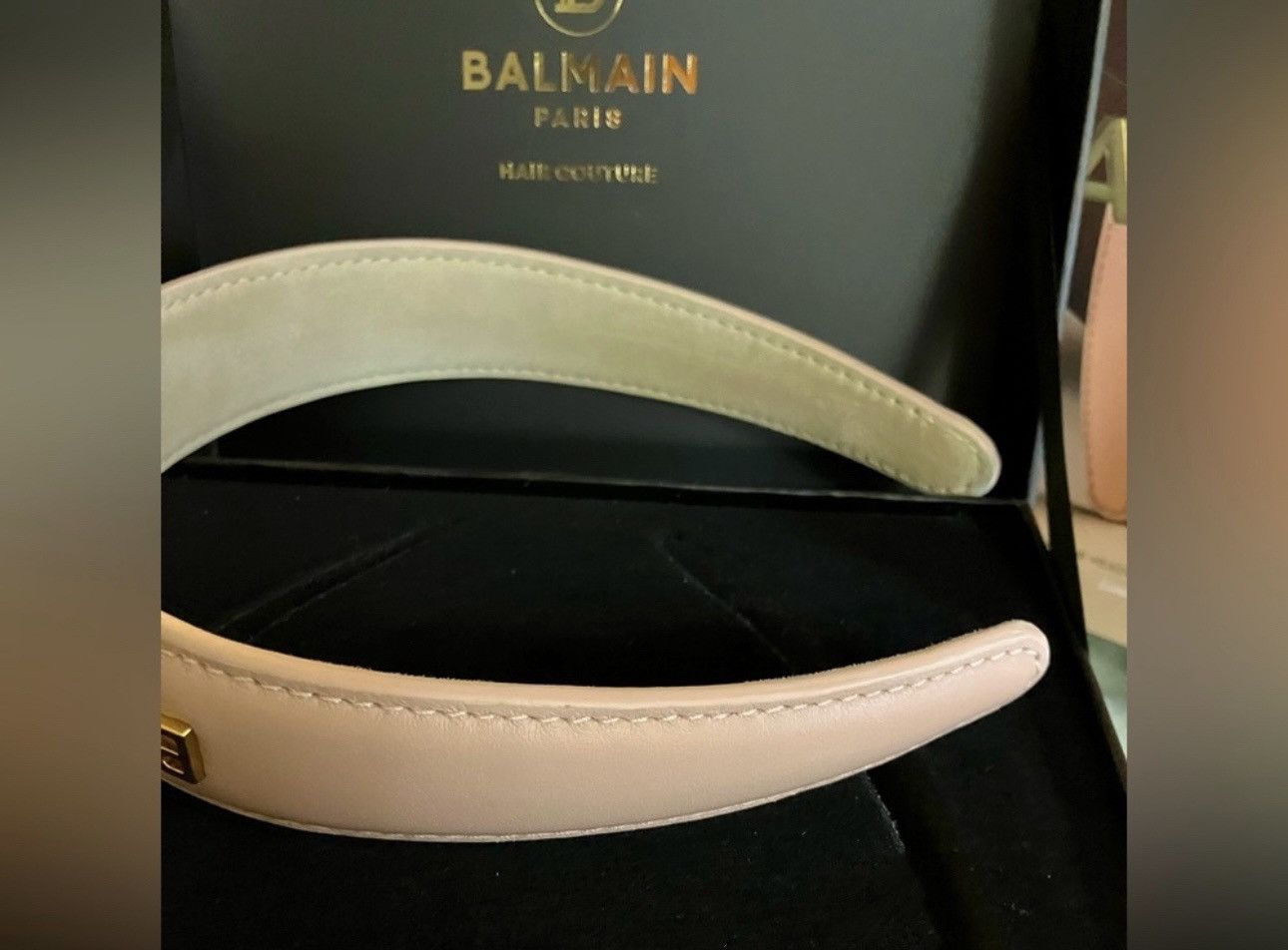 Balmain Balmain Hair Couture Leather Headband Size ONE SIZE - 11 Thumbnail