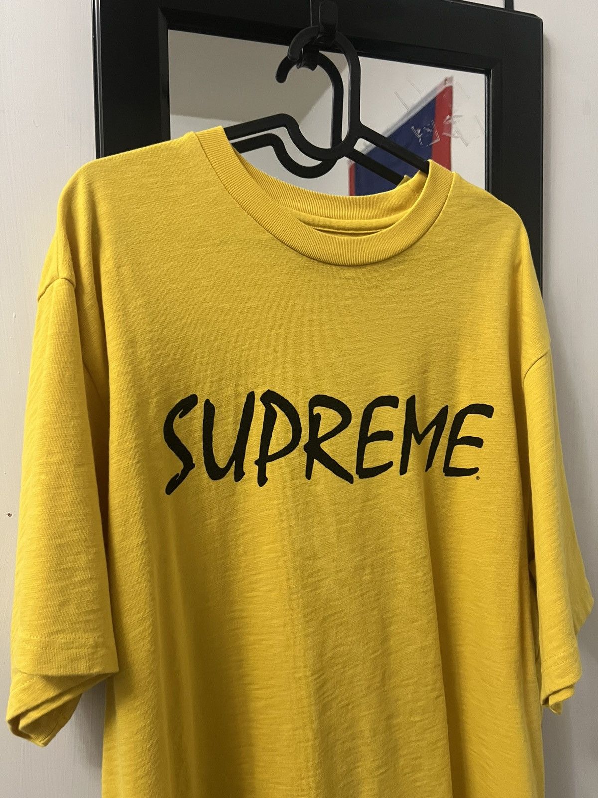 Supreme Supreme FTP S/S Tee (YELLOW) Size US L / EU 52-54 / 3 - 2 Thumbnail