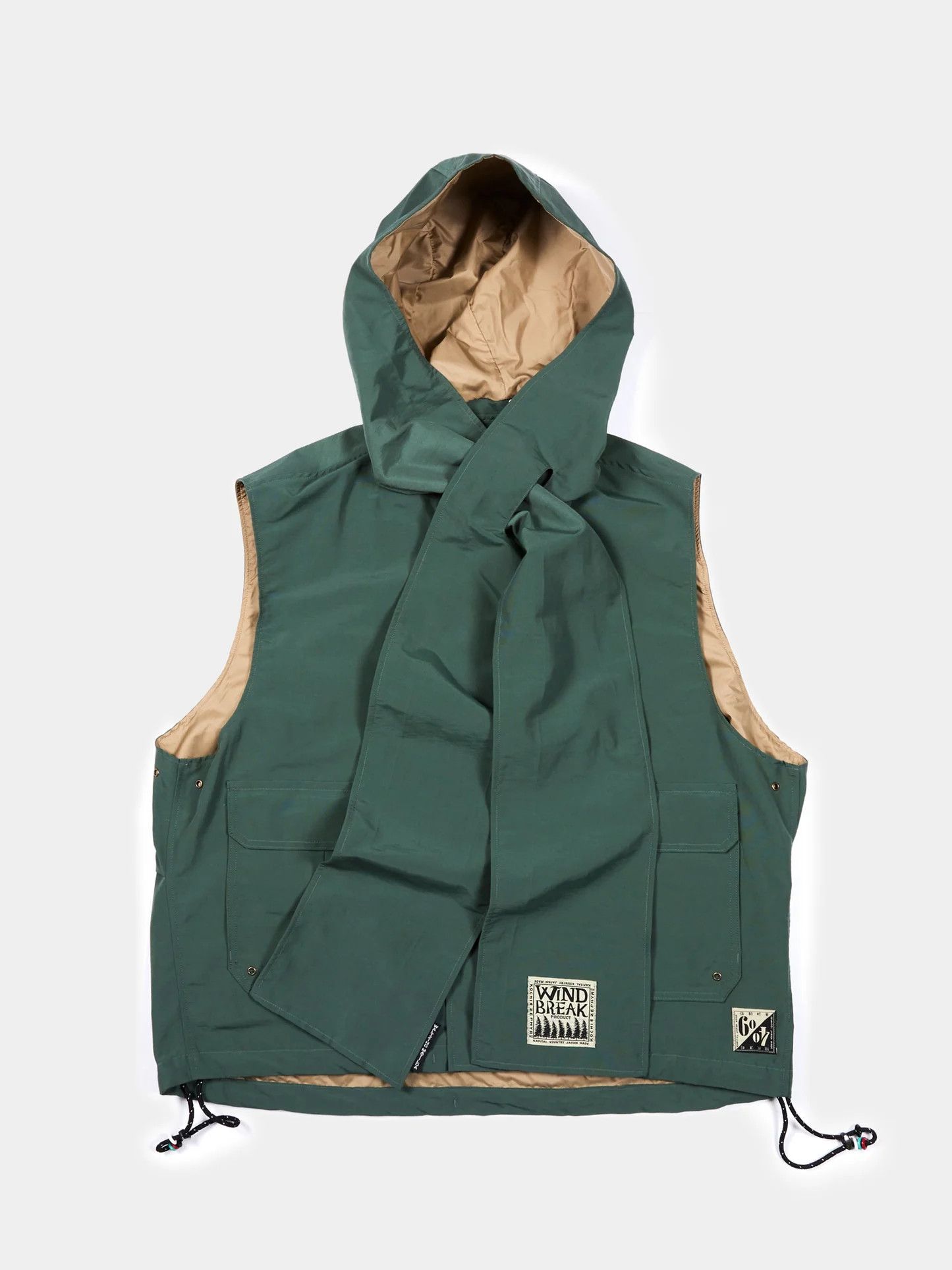 $781 Kapital 60/40 Cloth Hooded GALE Vest