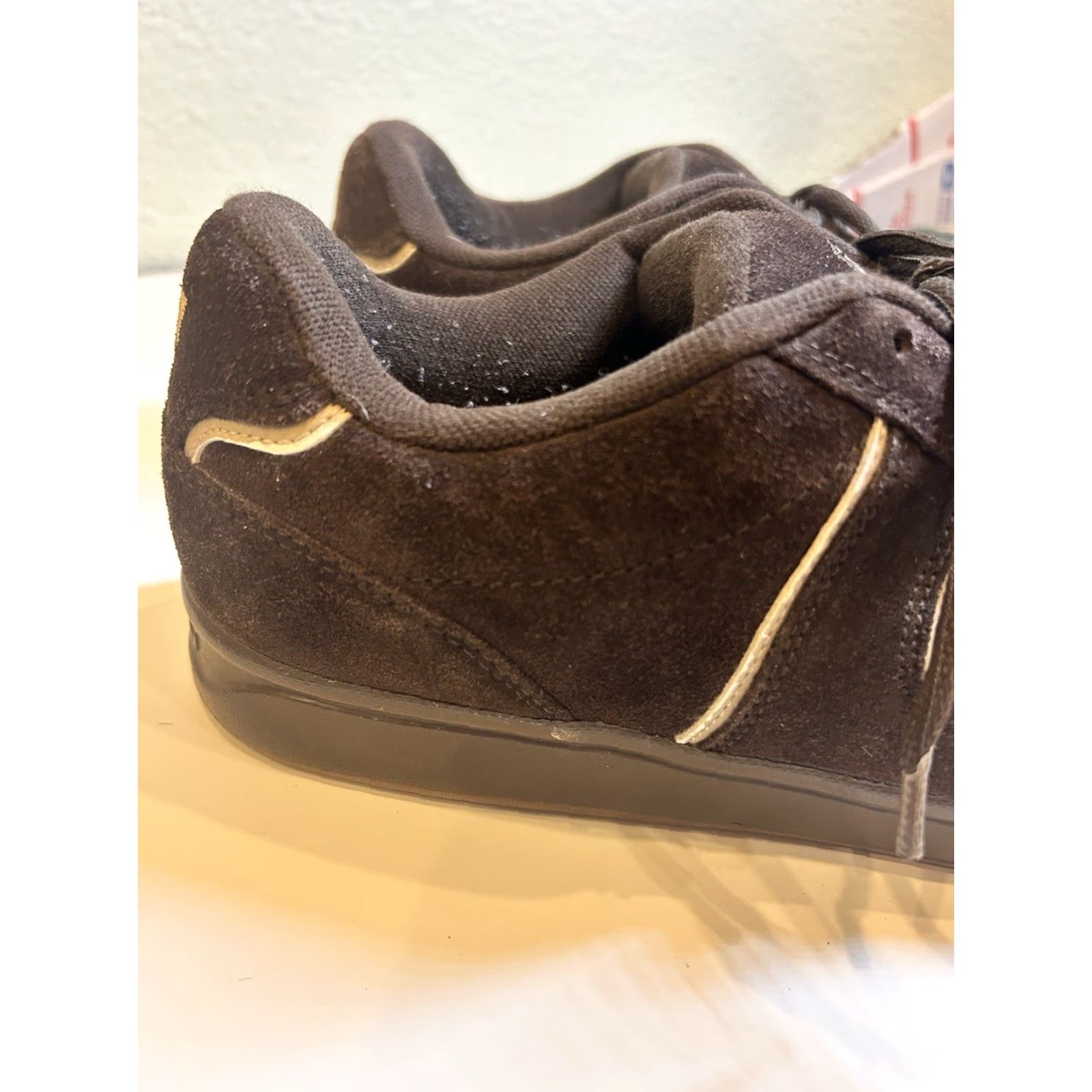 Vintage VINTAGE Vision Street Wear Brown Suede Skate Shoes Men's 12 Low Top Fat Tongue Size US L / EU 52-54 / 3 - 4 Thumbnail