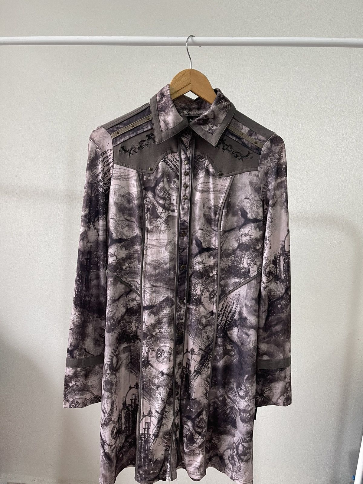 If Six Was Nine Ozz On Gothic Fullprint Dress Size S / US 4 / IT 40 - 3 Thumbnail