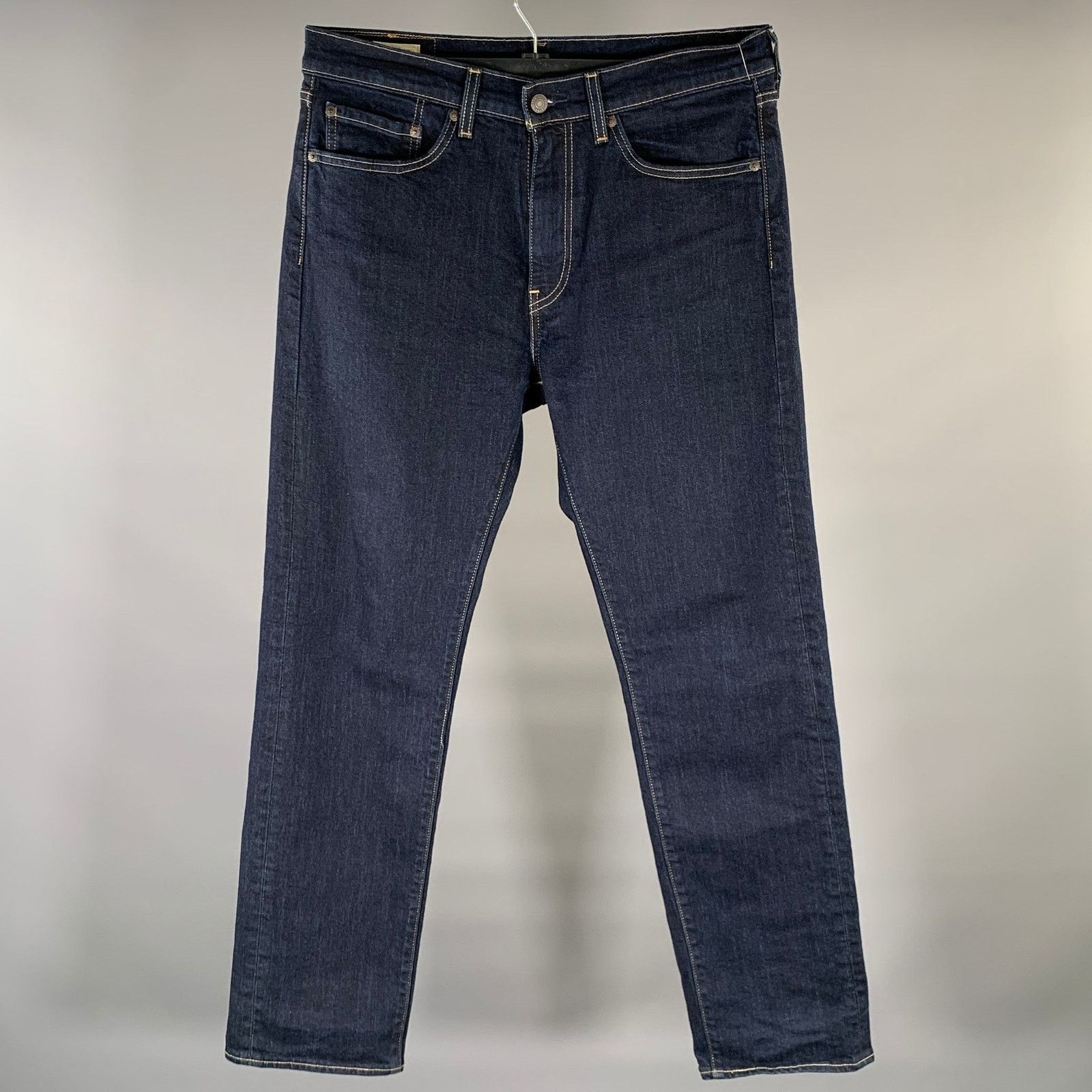 Levi's LEVI STRAUSS Size 32 Indigo Contrast Stitch Straight Jeans Size US 32 / EU 48 - 1 Thumbnail