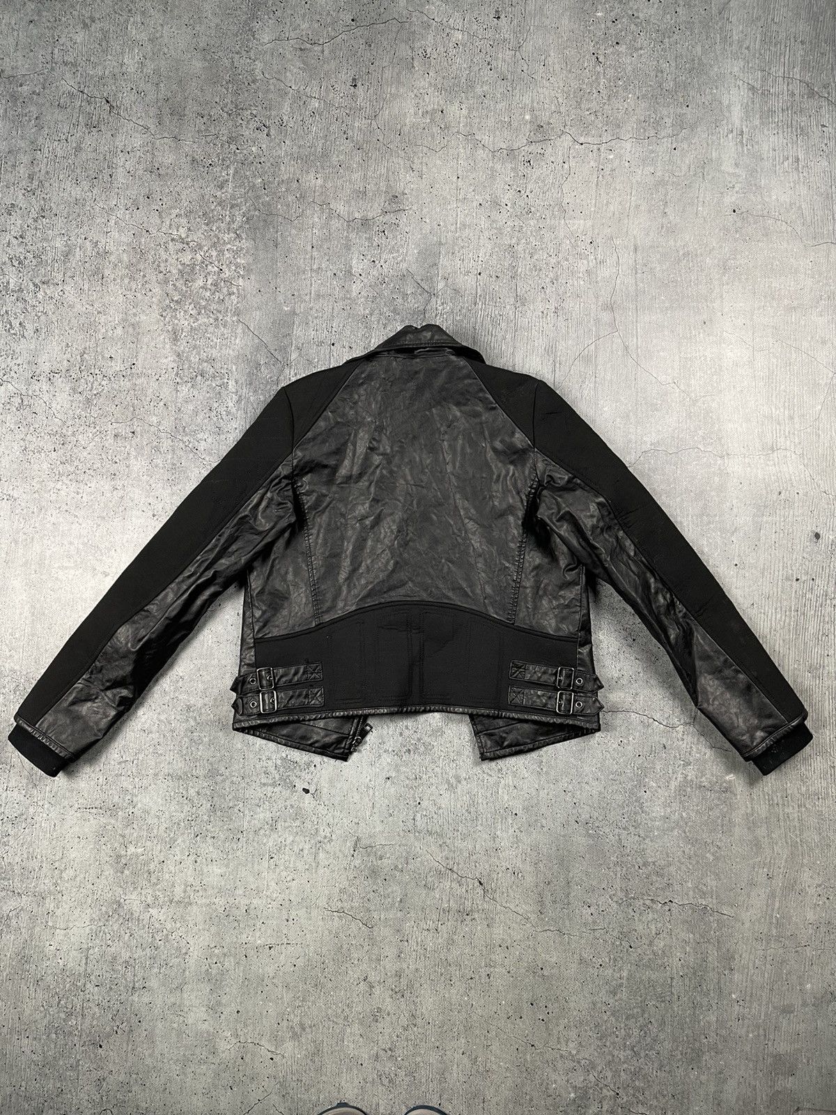 Diesel × Japanese Brand Diesel Amazing Faded Belt Leather Jacket Size XL / US 12-14 / IT 48-50 - 10 Thumbnail