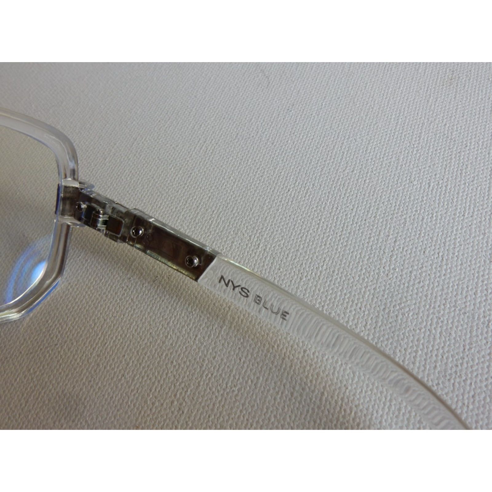 Avenue VINTAGE NYS Women Sunglasses Webster Avenue 1982-99 Clear Lens Clear Frame Size ONE SIZE - 5 Thumbnail
