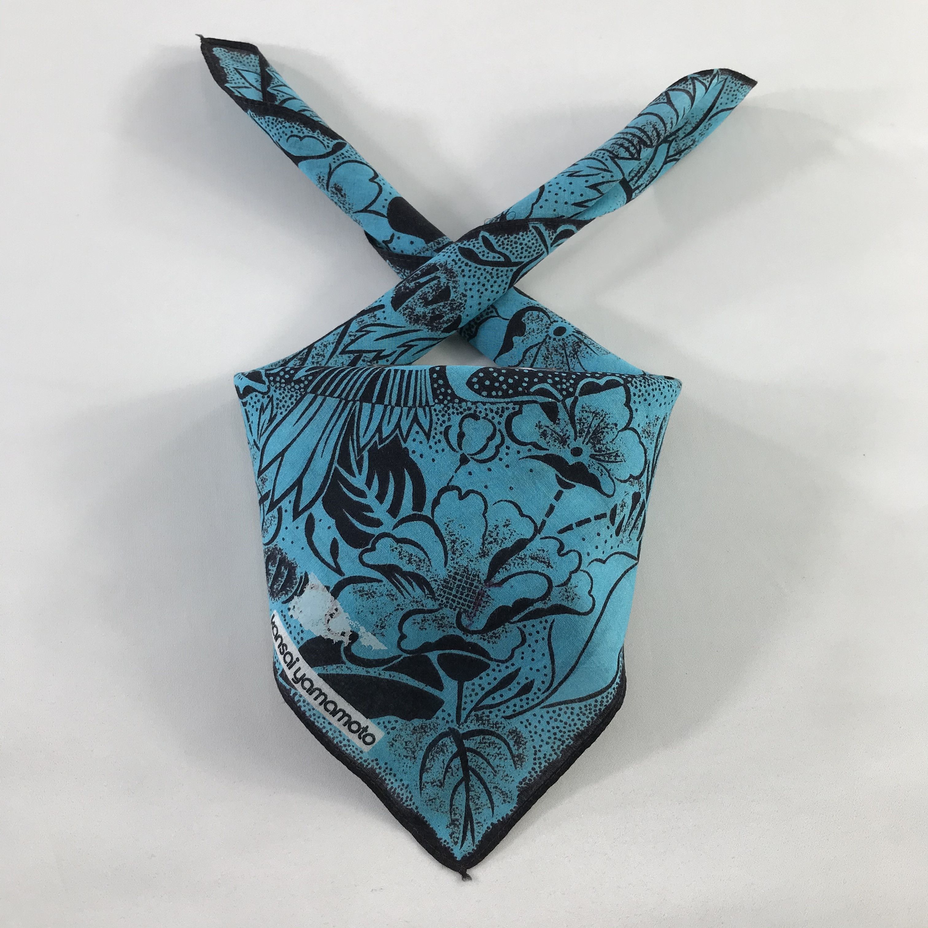 Kansai Yamamoto × Vintage Kansai Bandana / Handkerchief / Neckerchief - S544 Size ONE SIZE - 3 Thumbnail