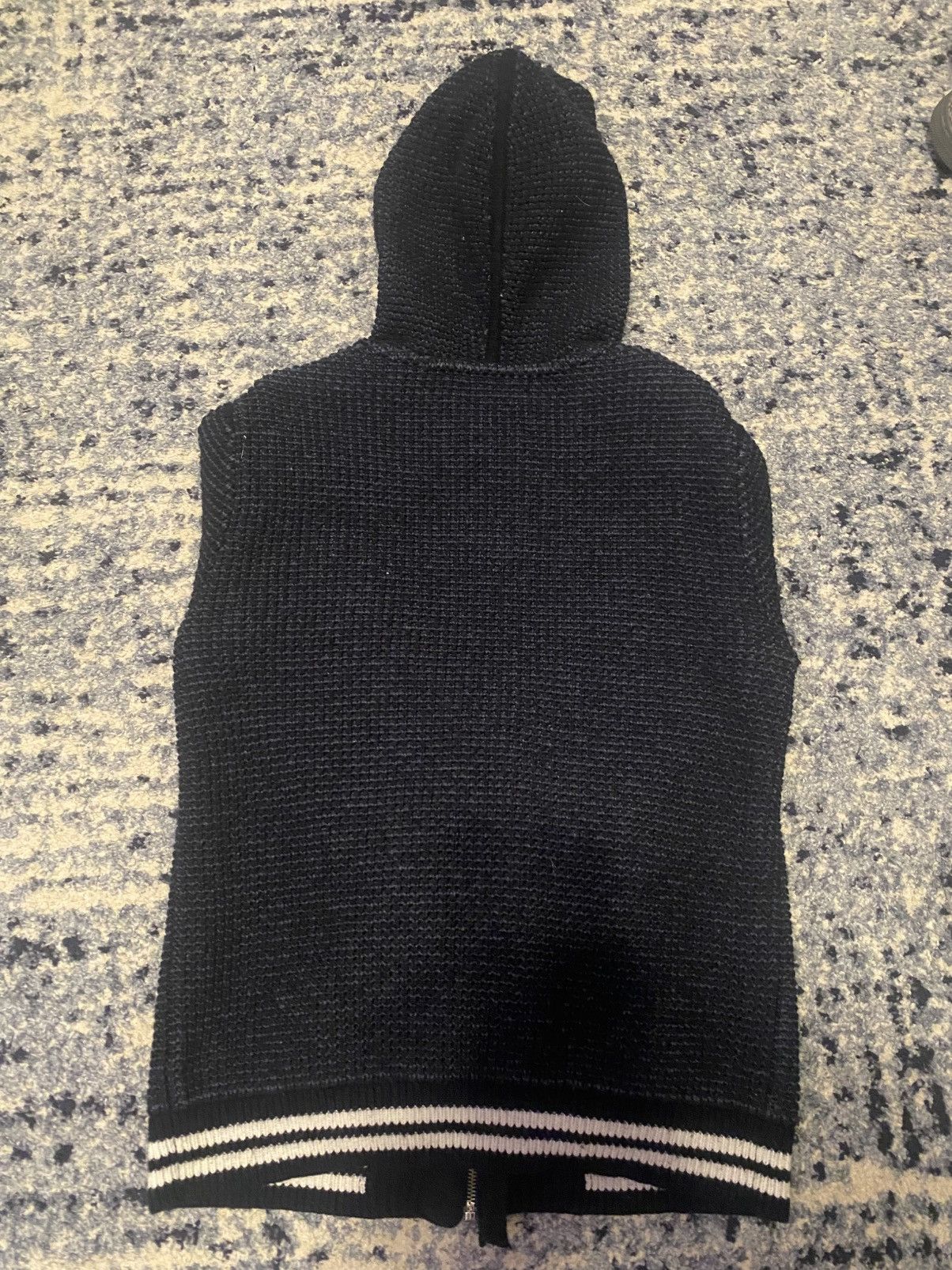 Vintage Knit Zip-Up Hoodie Size US S / EU 44-46 / 1 - 2 Thumbnail
