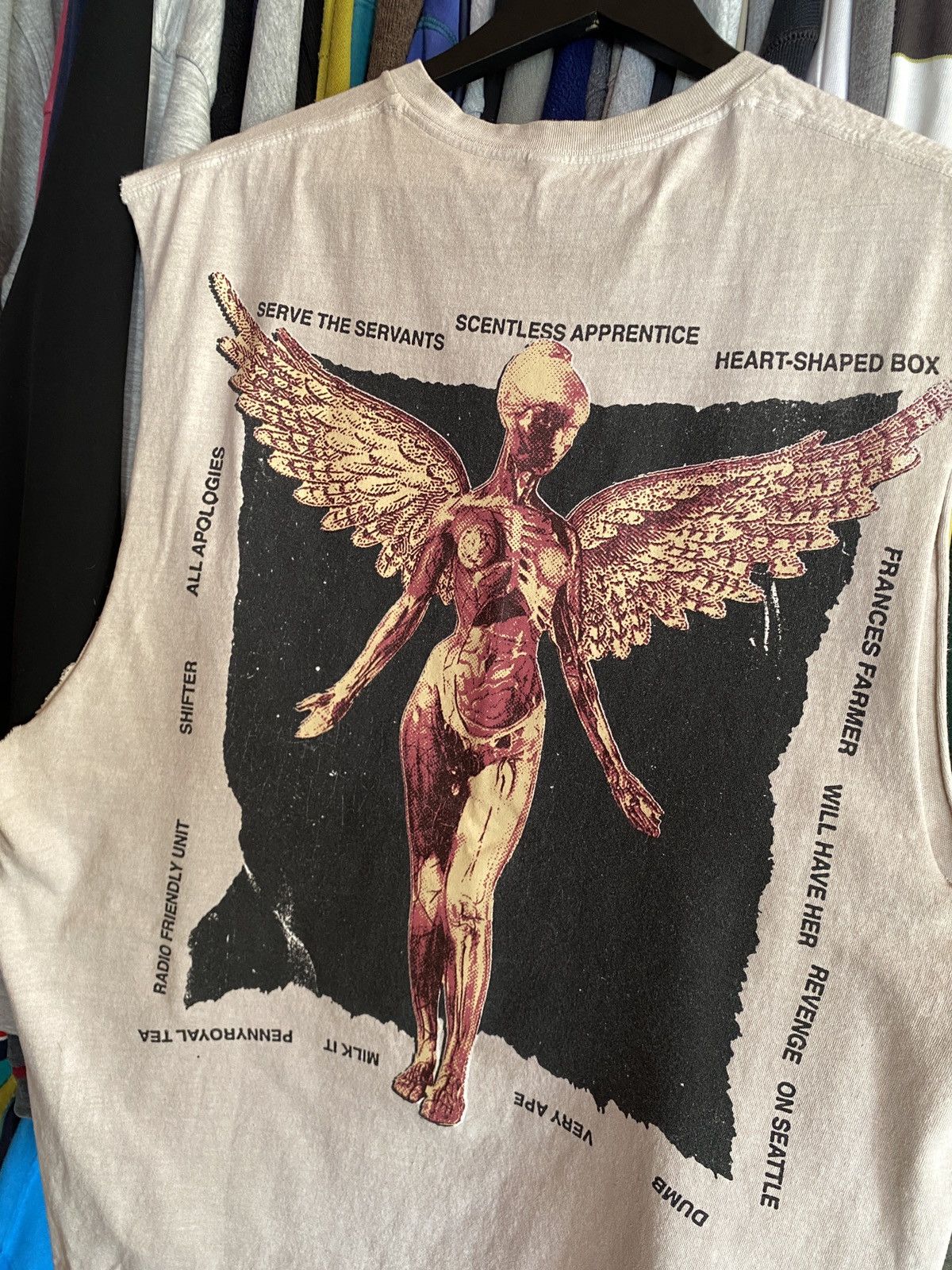 Nirvana VINTAGE NIRVANA IN UTERO TANK TOP Size US XL / EU 56 / 4 - 4 Thumbnail