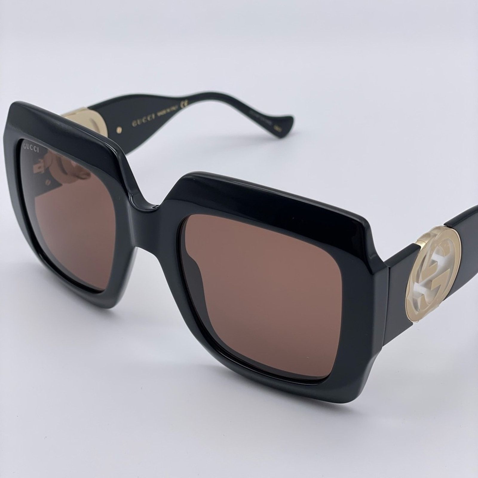 Gucci BRAND NEW GUCCI GG1022S 005 With Chain Black/Brown Woman Size ONE SIZE - 2 Thumbnail