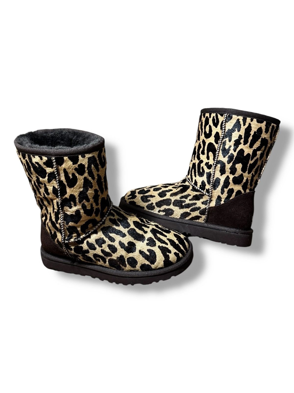 Ugg UGG Leopard High Boots Y2K Avantgarde Glamour Size US 5 / IT 35 - 3 Thumbnail