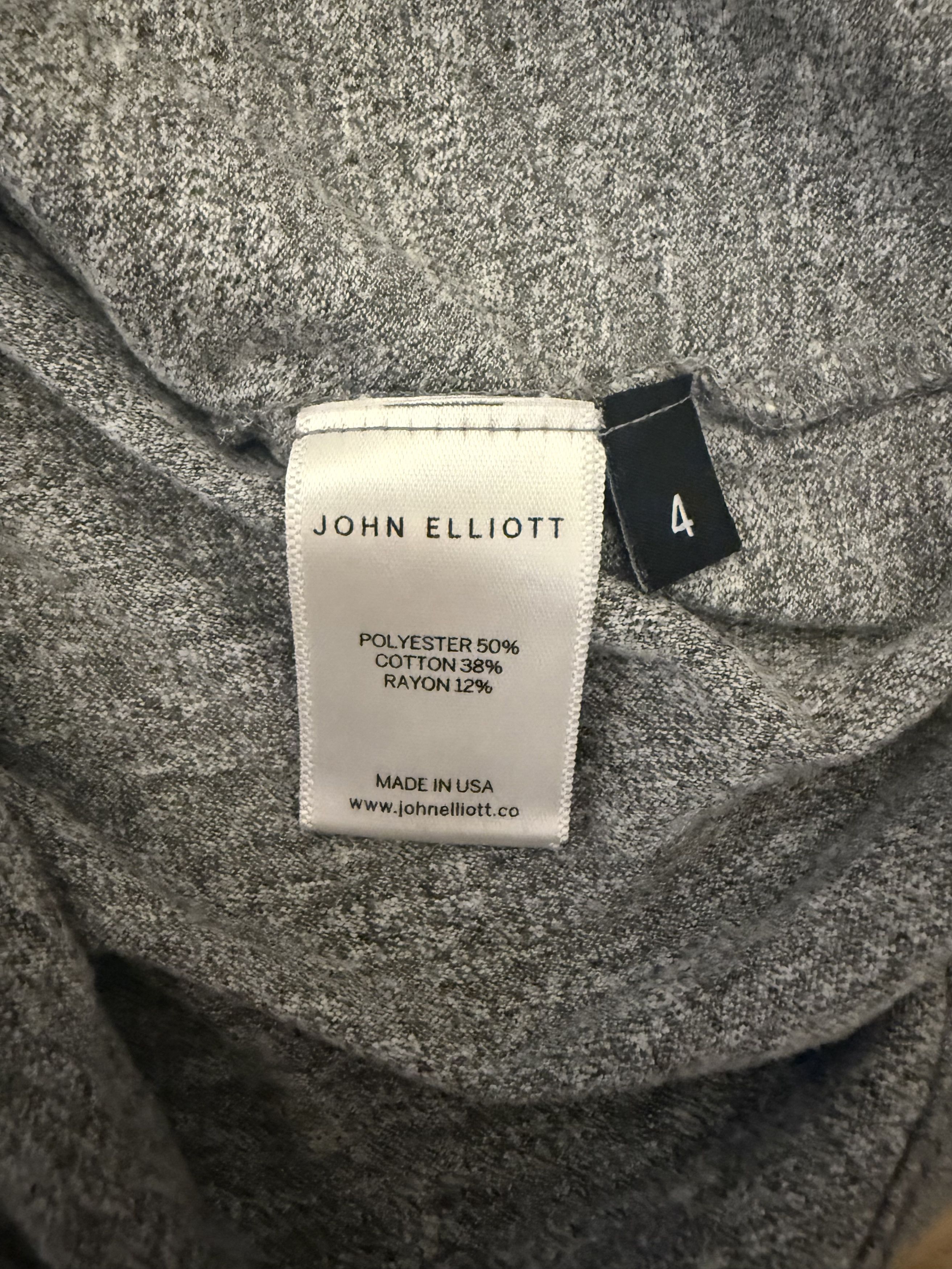 John Elliott John Elliott Curved Hem Tee Gray Heather Size 4 (XL) Size US XL / EU 56 / 4 - 2 Thumbnail