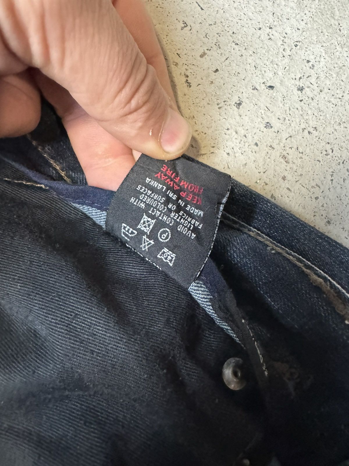 Japanese Brand × Vintage Vintage Y2K Mish Mash Denim Baggy Evis Style Pocket Pants Size US 34 / EU 50 - 8 Thumbnail