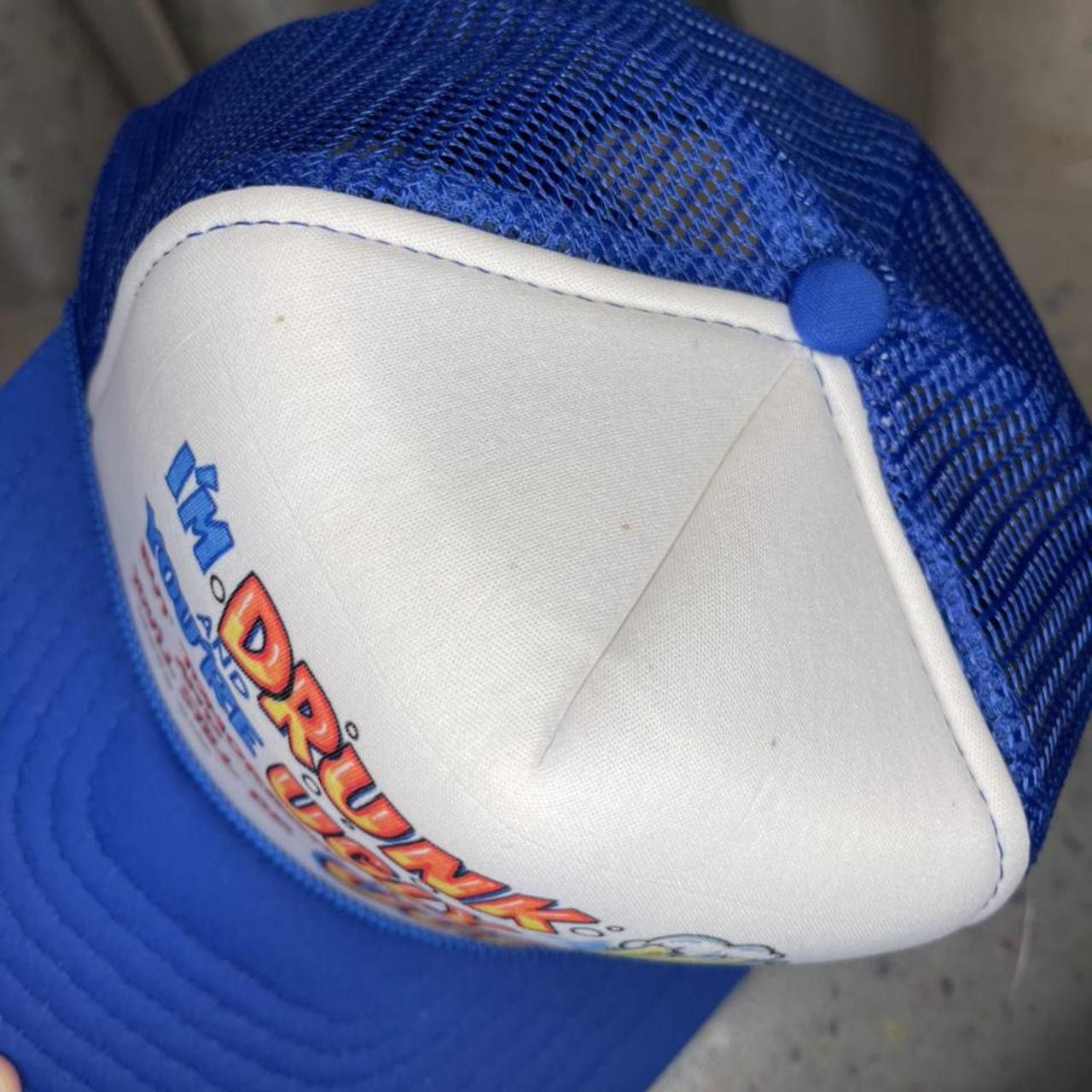Vintage 1988 Vintage Drunk Trucker Hat Size ONE SIZE - 3 Thumbnail