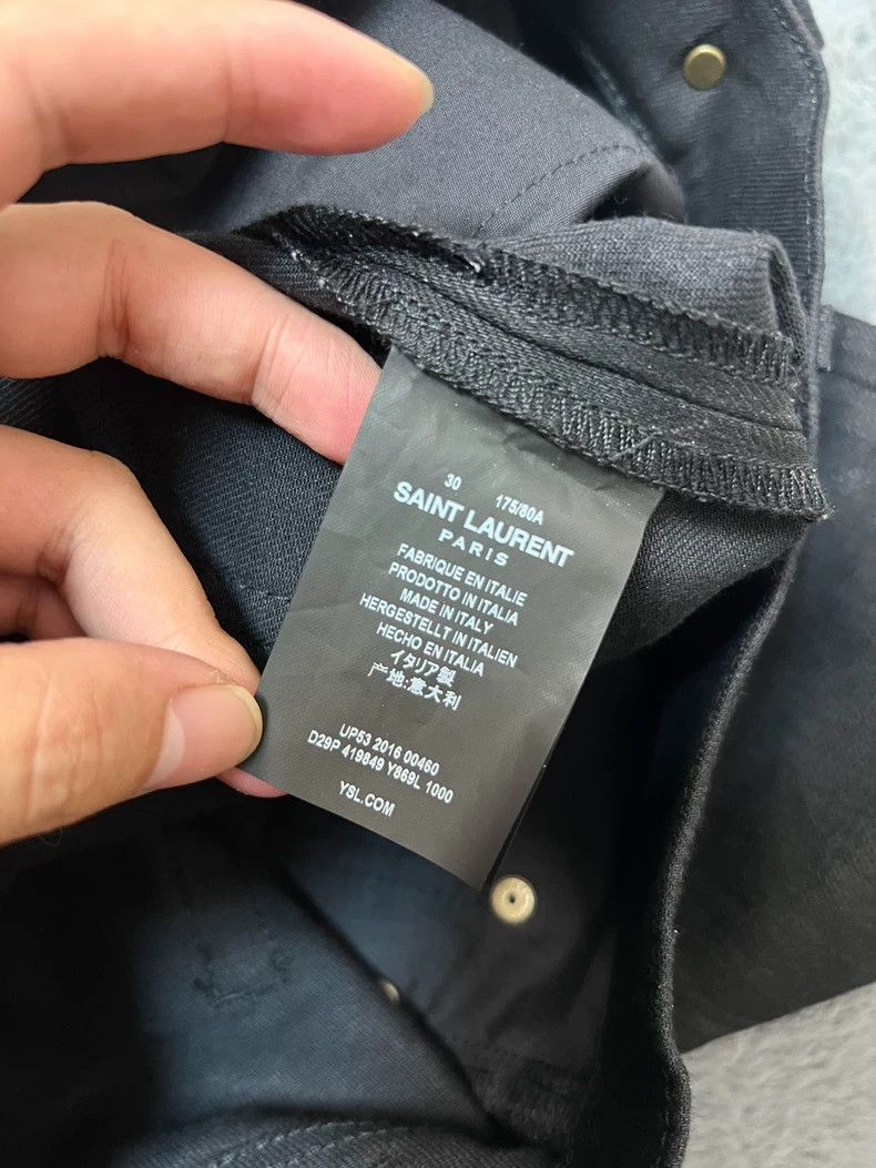 Saint Laurent Paris Saint Laurent Paris 16 Fall/Winter Runway Black Chain D10 Size US 30 / EU 46 - 4 Thumbnail