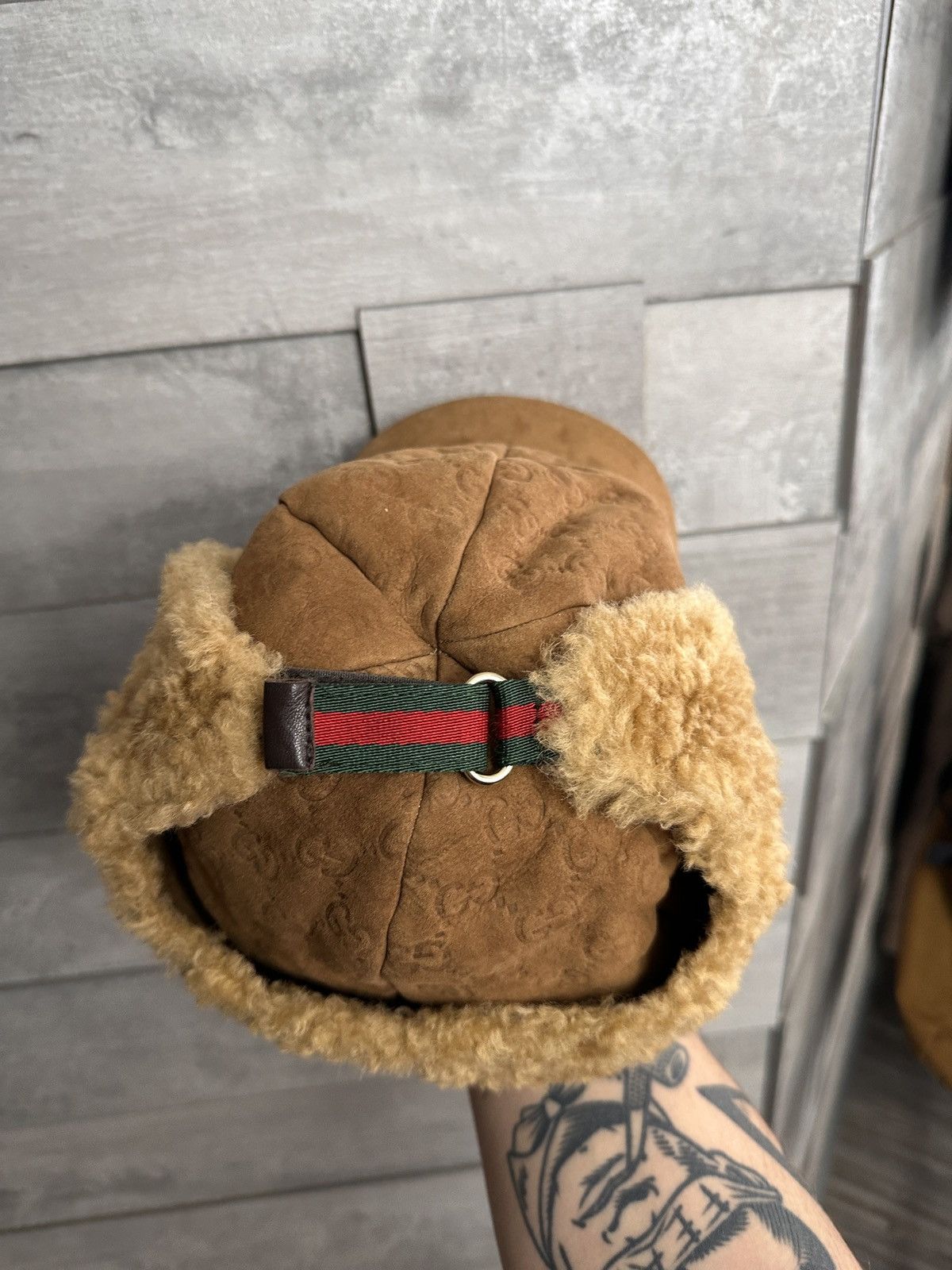 Gucci Crazy Gucci Aviator Hat Size ONE SIZE - 7 Thumbnail
