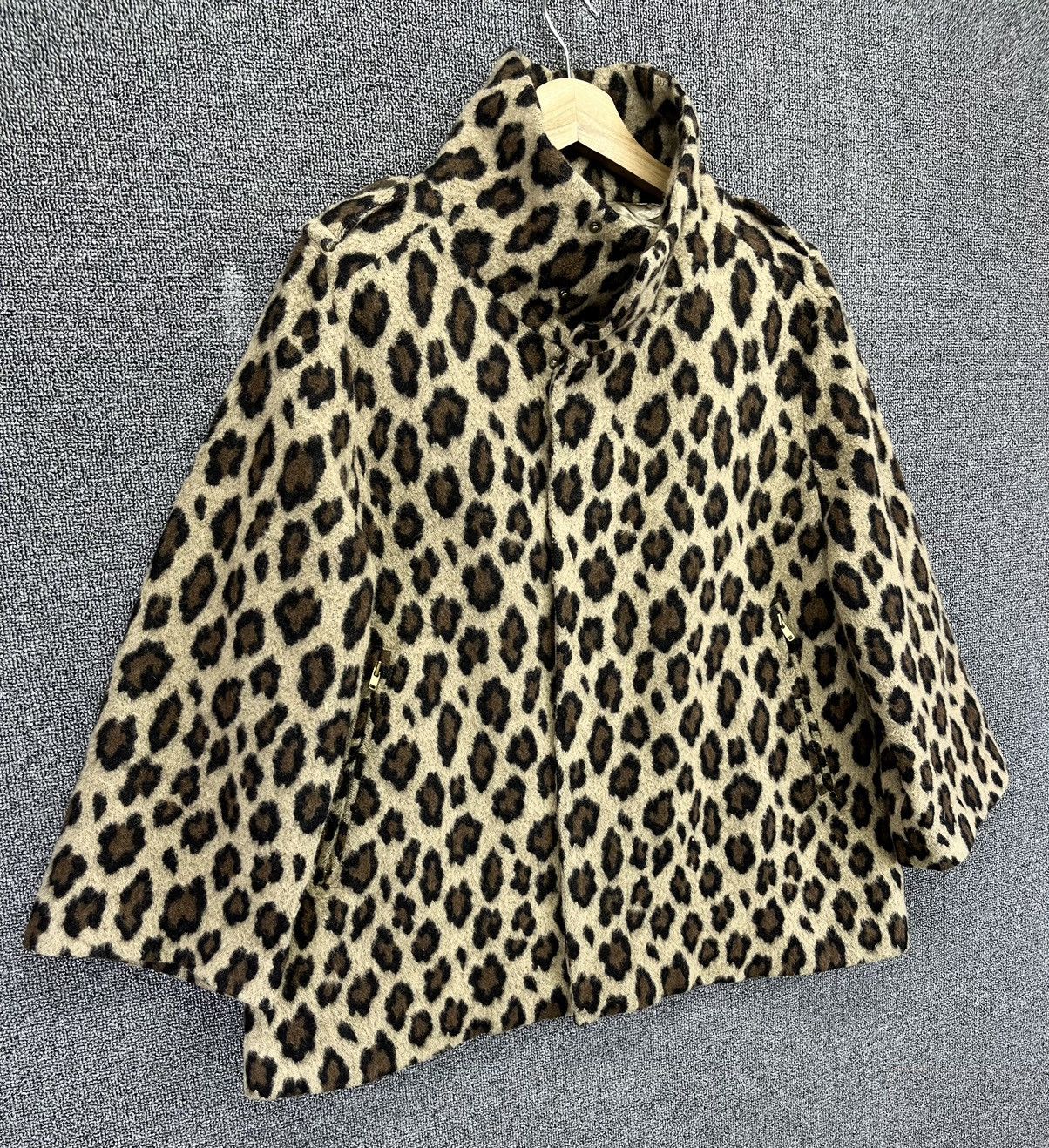 Japanese Brand × Vintage Vintage Pinceau Leopard Style Wool Jacket Size M / US 6-8 / IT 42-44 - 2 Thumbnail