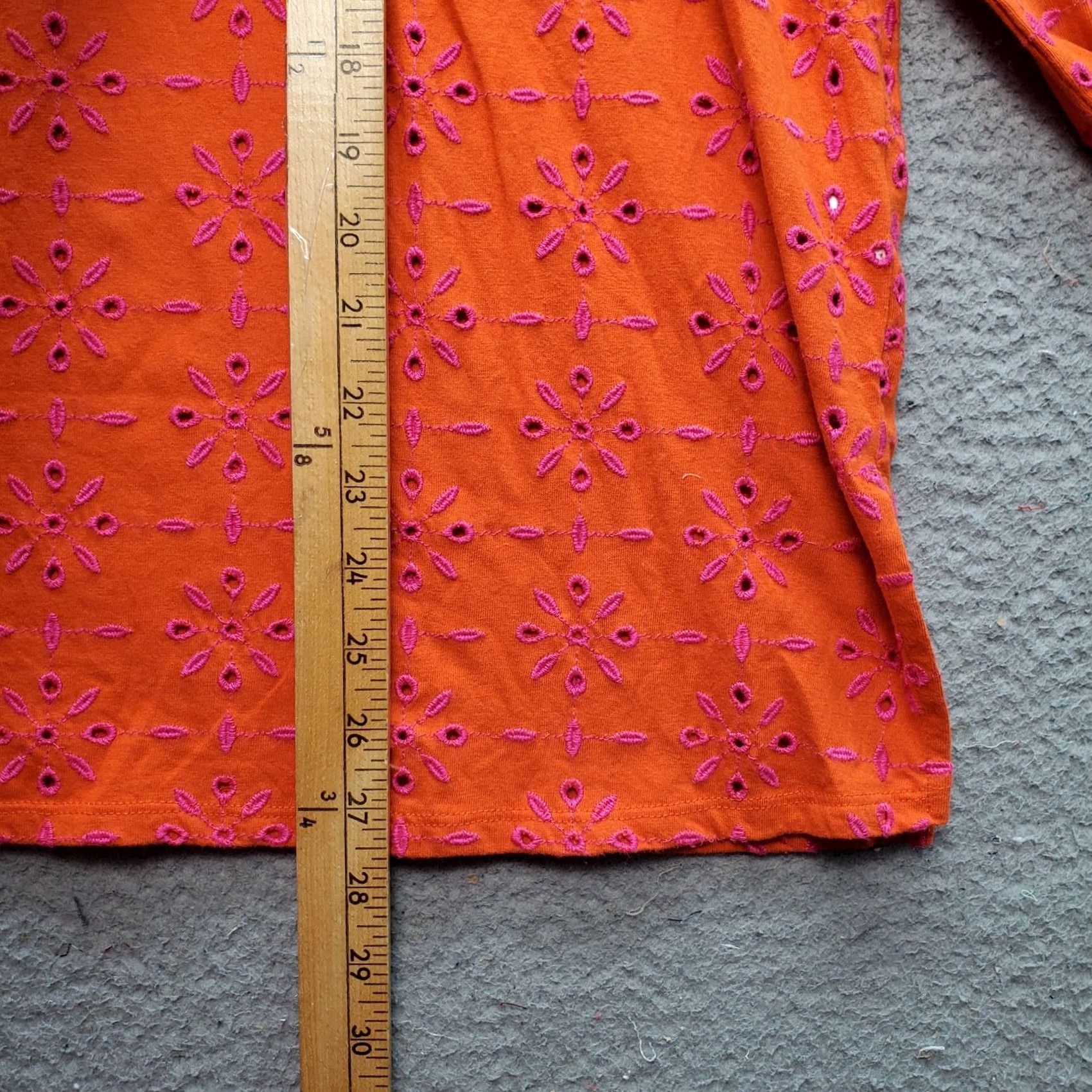 J. Jill J. Jill Tunic Top Womens Small Multi Embroidered Eyelet Balloon Sleeve V-Neck Shirt Womens Size S Multicolor Floral 3/4 Sleeve Light Cotton Blouse Size S / US 4 / IT 40 - 3 Thumbnail