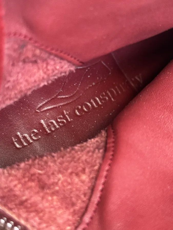 The Last Conspiracy The Last Conspiracy Red Eroded Folded Suede Boots Size US 8 / EU 41 - 9 Thumbnail