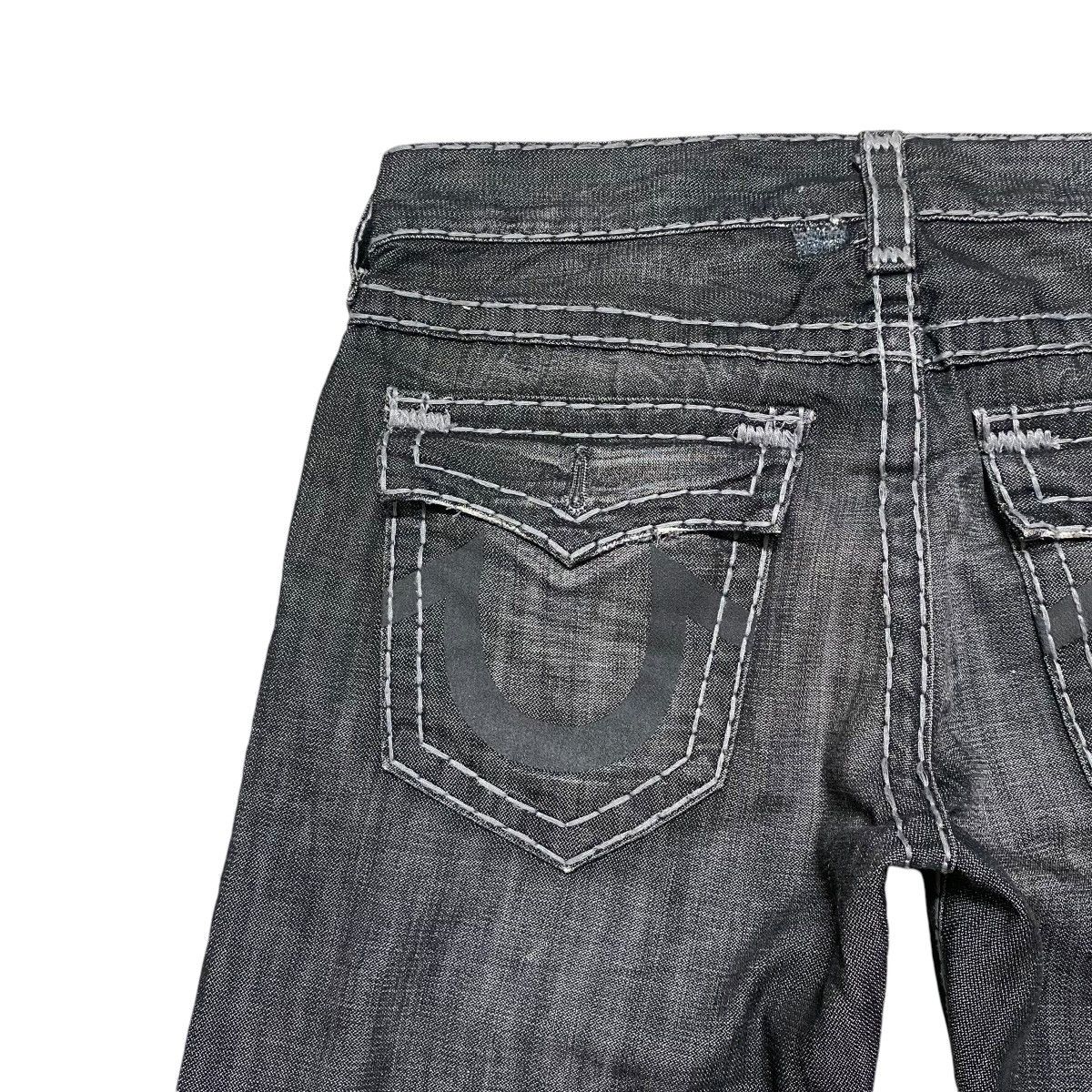 True Religion True Religion Reflected Ricky Flap Black Denim Jeans Size US 34 / EU 50 - 11 Thumbnail