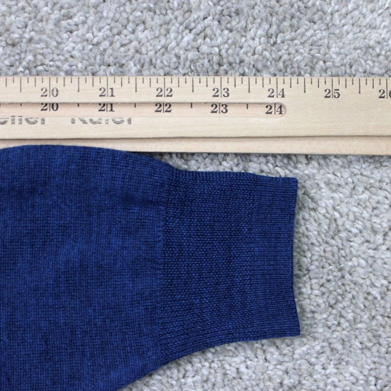 Jos. A. Bank Jos. A. Bank Sweater Mens Medium Blue Argyle 100% Merino Wool V-Neck Pullover Size US M / EU 48-50 / 2 - 6 Thumbnail
