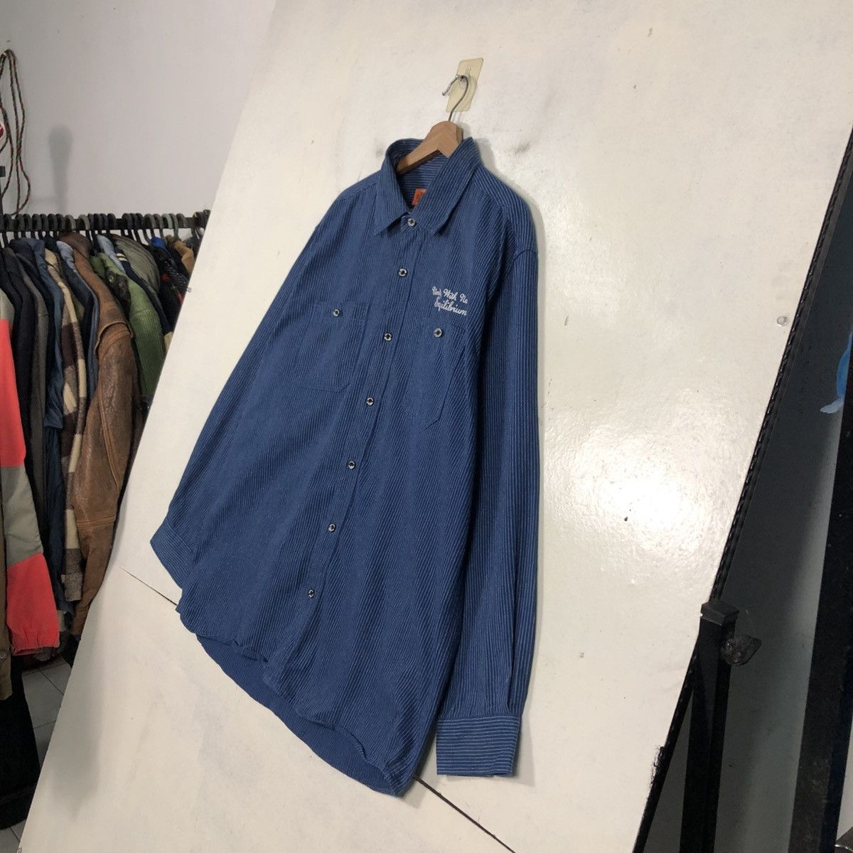 Japanese Brand Vintage Hickory Chore Striped Jacket Open Dich Size US L / EU 52-54 / 3 - 4 Thumbnail