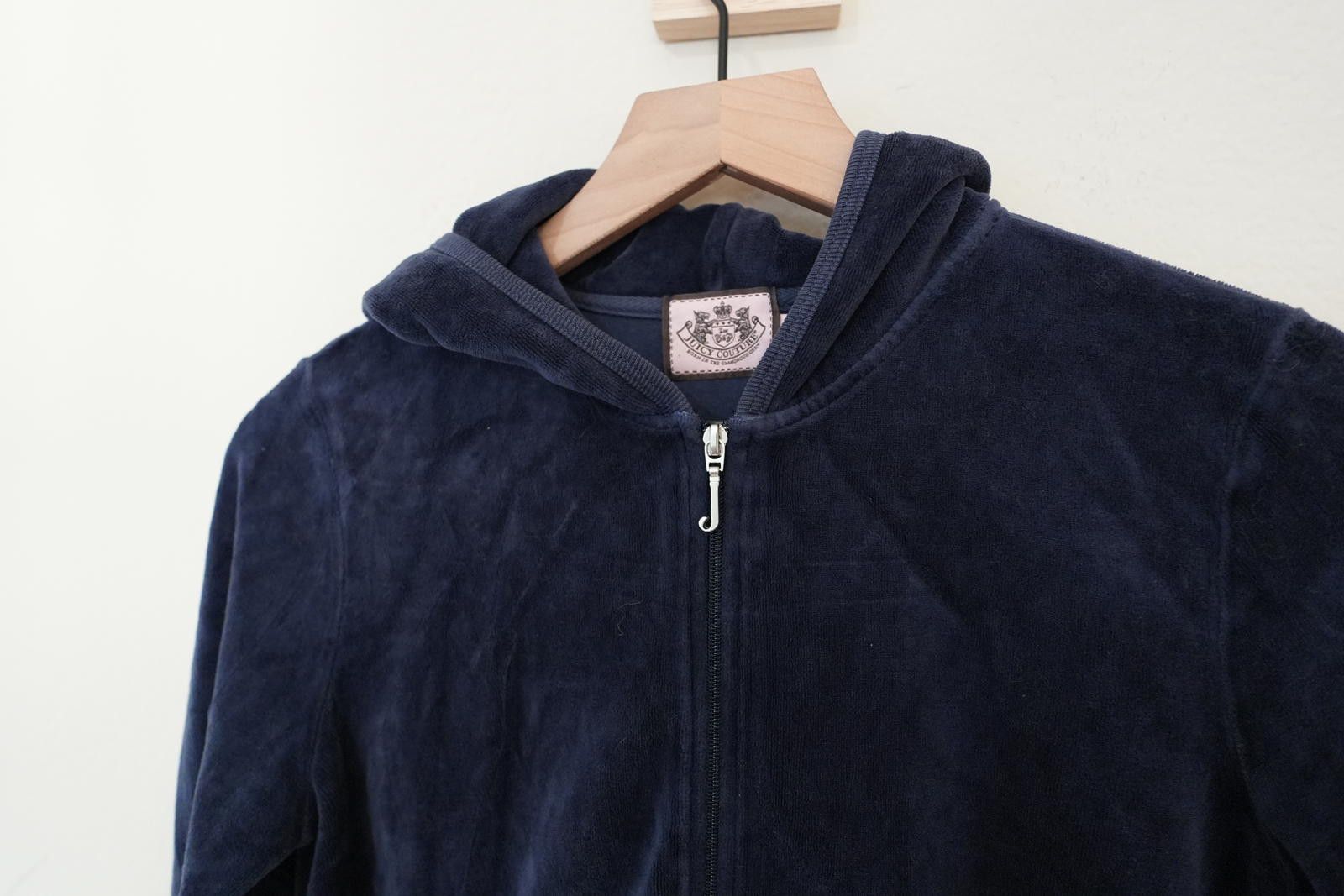 Juicy Couture Jeans Juicy Couture Track Set Women S Navy VTG Y2K Velour Wide Leg Size S / US 4 / IT 40 - 2 Thumbnail