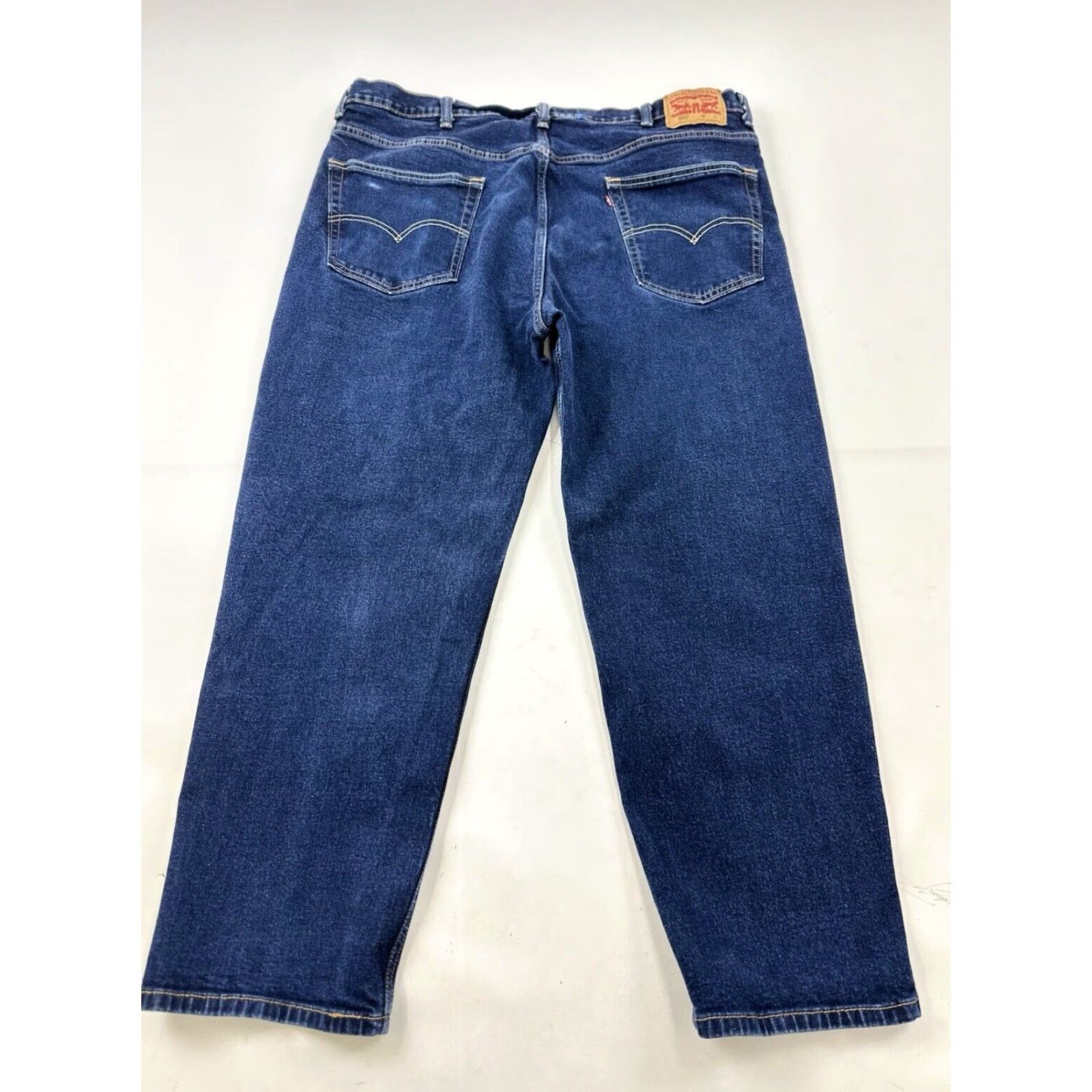 Levi's Levi’s Jeans 550 Men’s 41x29 Blue Relaxed Regular Ankle Pockets USA Mens Size US 41 - 2 Thumbnail