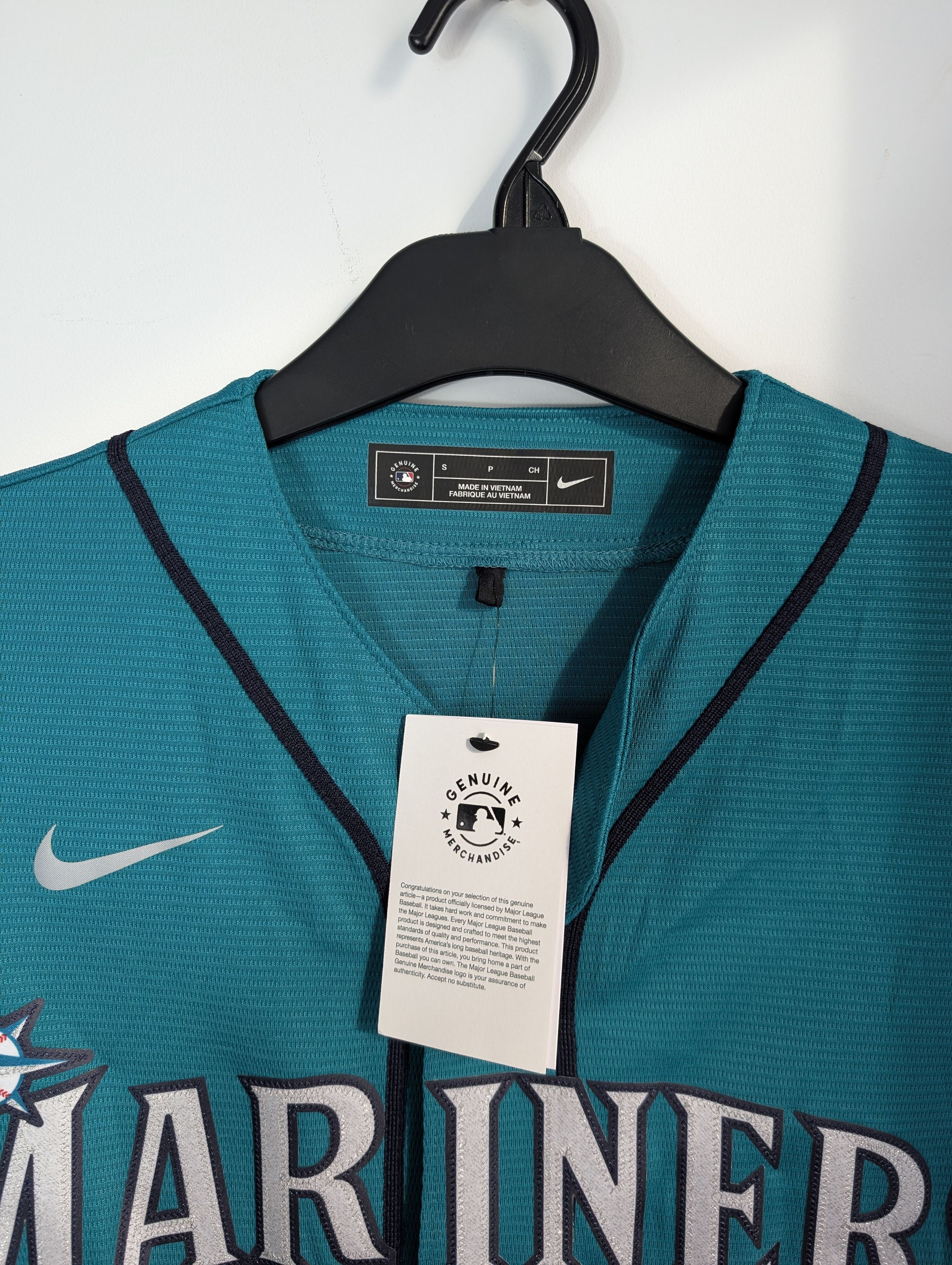 Nike Nike Seattle Mariners MLB Baseball Jersey BNWT Y2K Size US S / EU 44-46 / 1 - 3 Thumbnail
