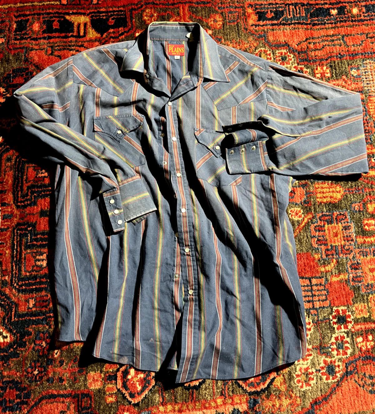 Designer VTG Western Shirt Ely Plains Sz L Rockabilly Pearl Cowboy Size US L / EU 52-54 / 3 - 1 Thumbnail