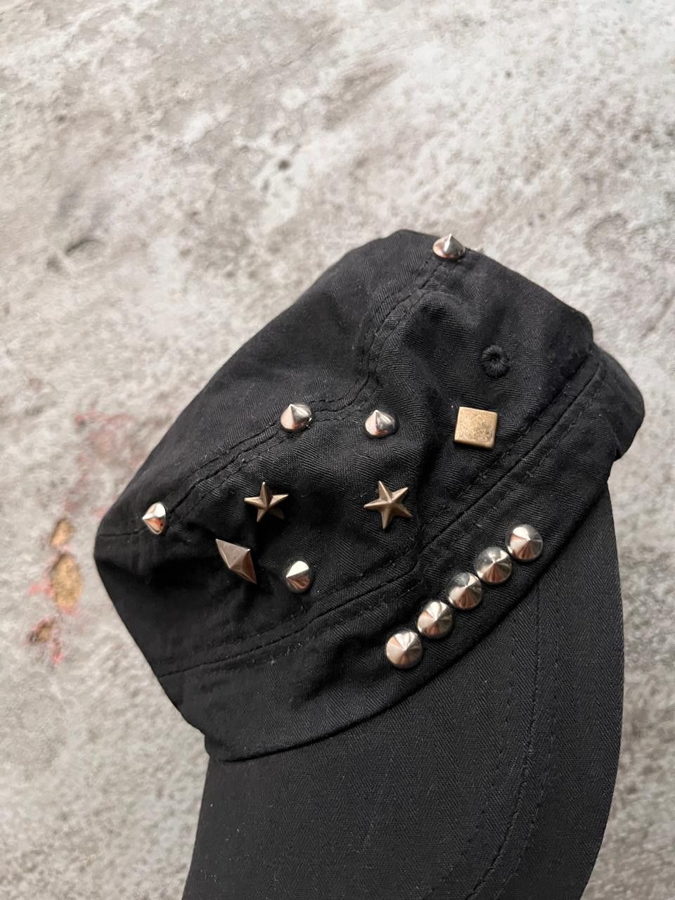 14th Addiction Gothic Studed Cap Hat Punk Size ONE SIZE - 4 Thumbnail