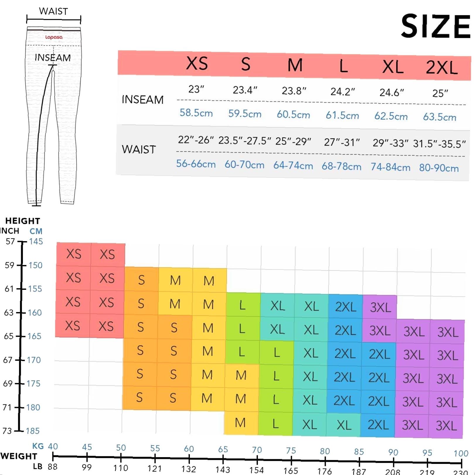 Vintage Lapasa Women Leggings Small Burgundy Yoga Pants High Waist Tummy Control Workout Plus Size Ru Size 28" / US 6 / IT 42 - 7 Thumbnail