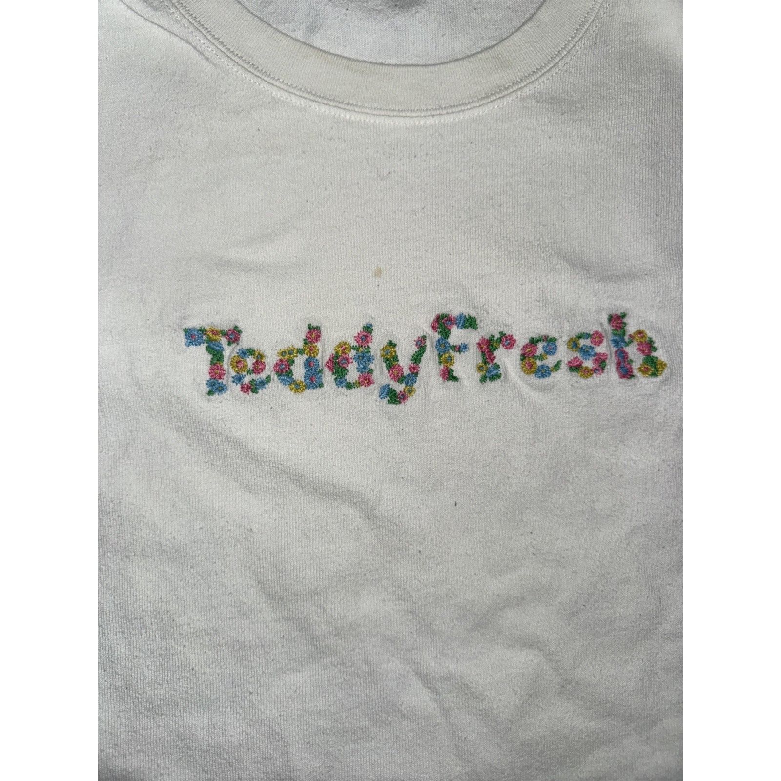 Teddy Fresh Teddy Fresh Embroidered Logo T-Shirt White XXL 24x28 Size US XXL / EU 58 / 5 - 2 Thumbnail