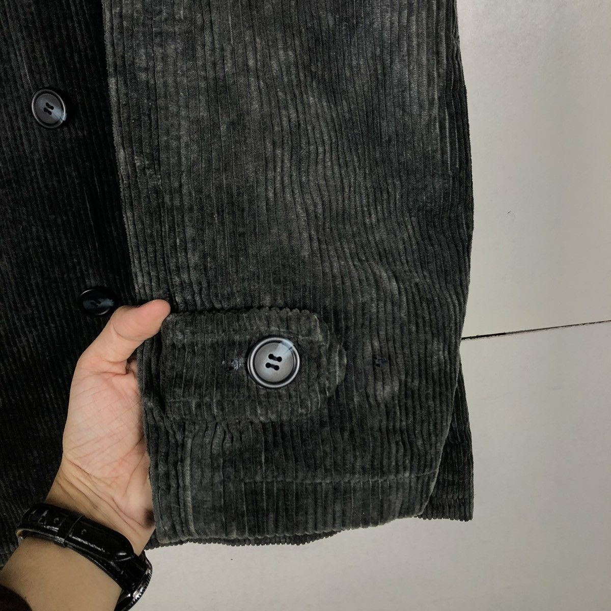 Yohji Yamamoto 🔥VINTAGE LONG JACKET CORDUROY YOHJI YAMAMOTO AAR Size US L / EU 52-54 / 3 - 15 Thumbnail