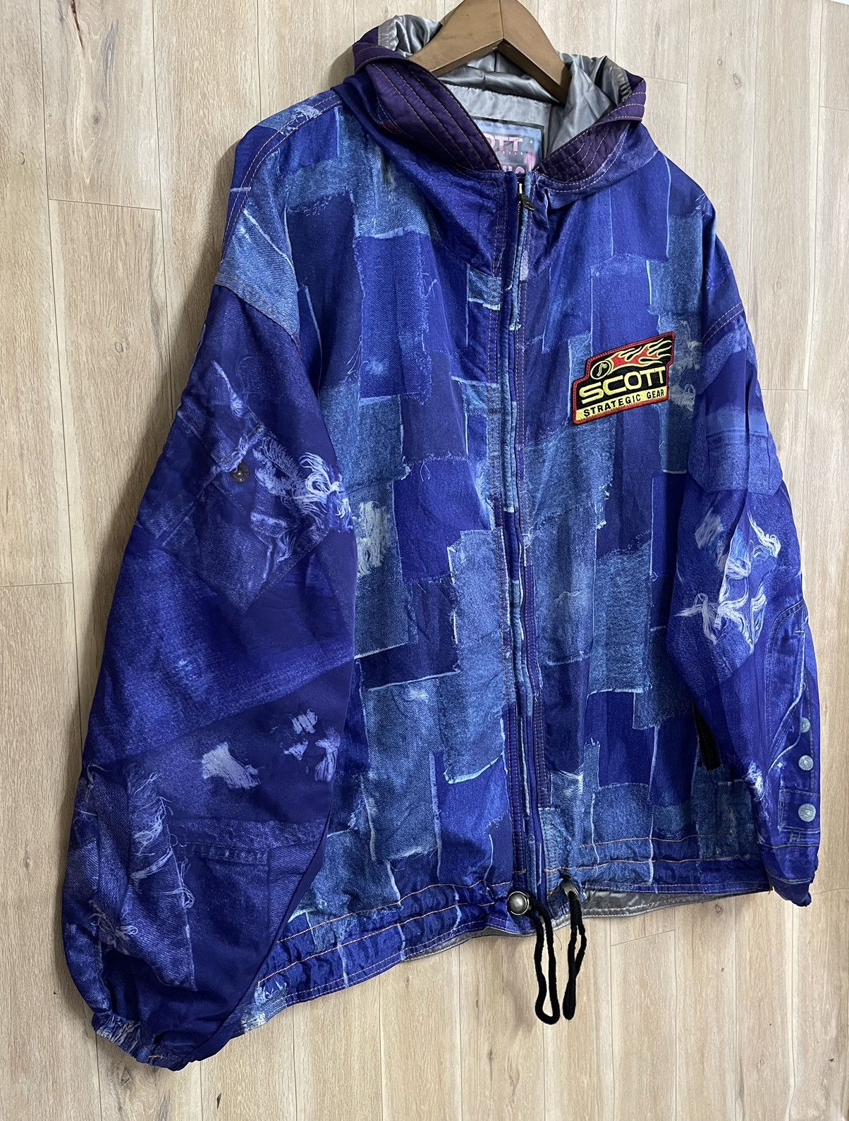 Vintage Vintage 80 Ski Jacket Scott by Goldwin L x Levis AOP Winter Size US L / EU 52-54 / 3 - 6 Thumbnail