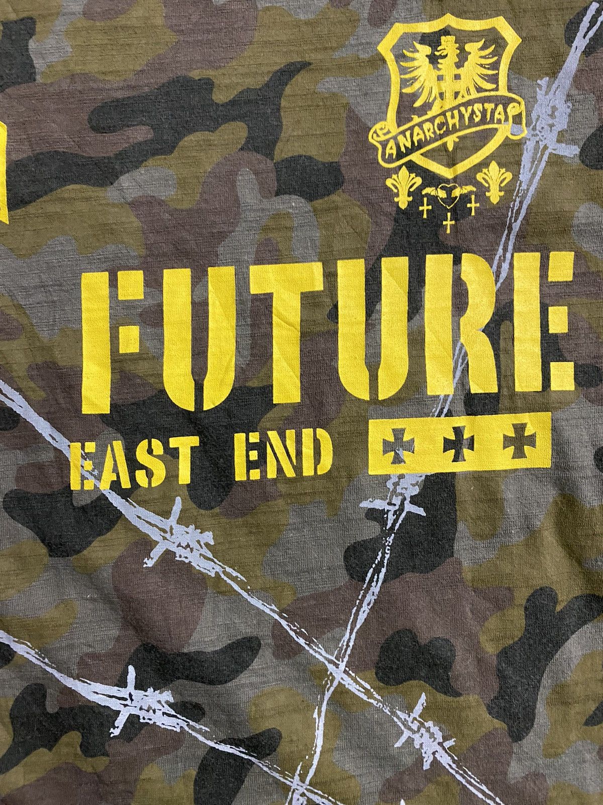 No Future No Future anarchy barbed wire camo shirt Size US S / EU 44-46 / 1 - 7 Thumbnail