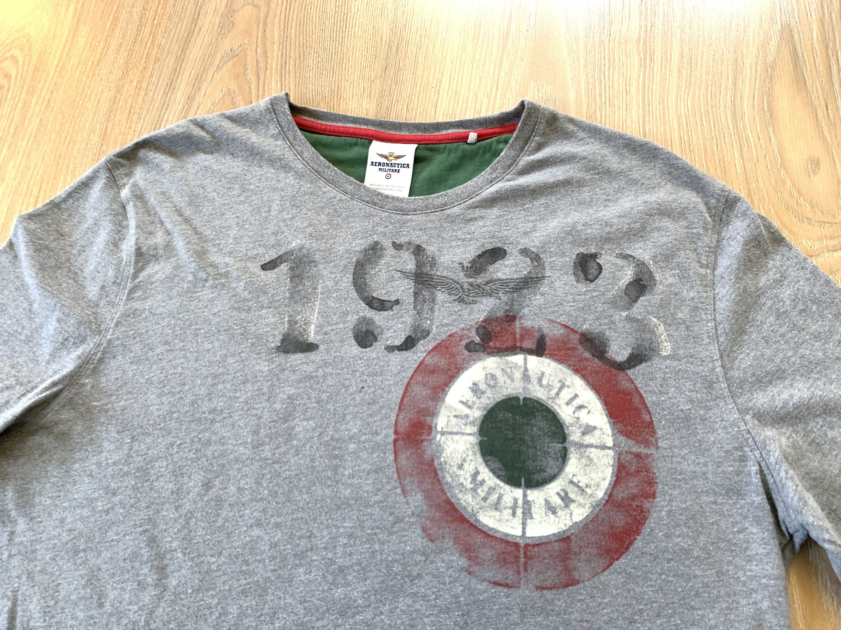 Aeronautica Militare Aeronautica Militare Printed Long Sleeve T-Shirts Size US XL / EU 56 / 4 - 4 Thumbnail