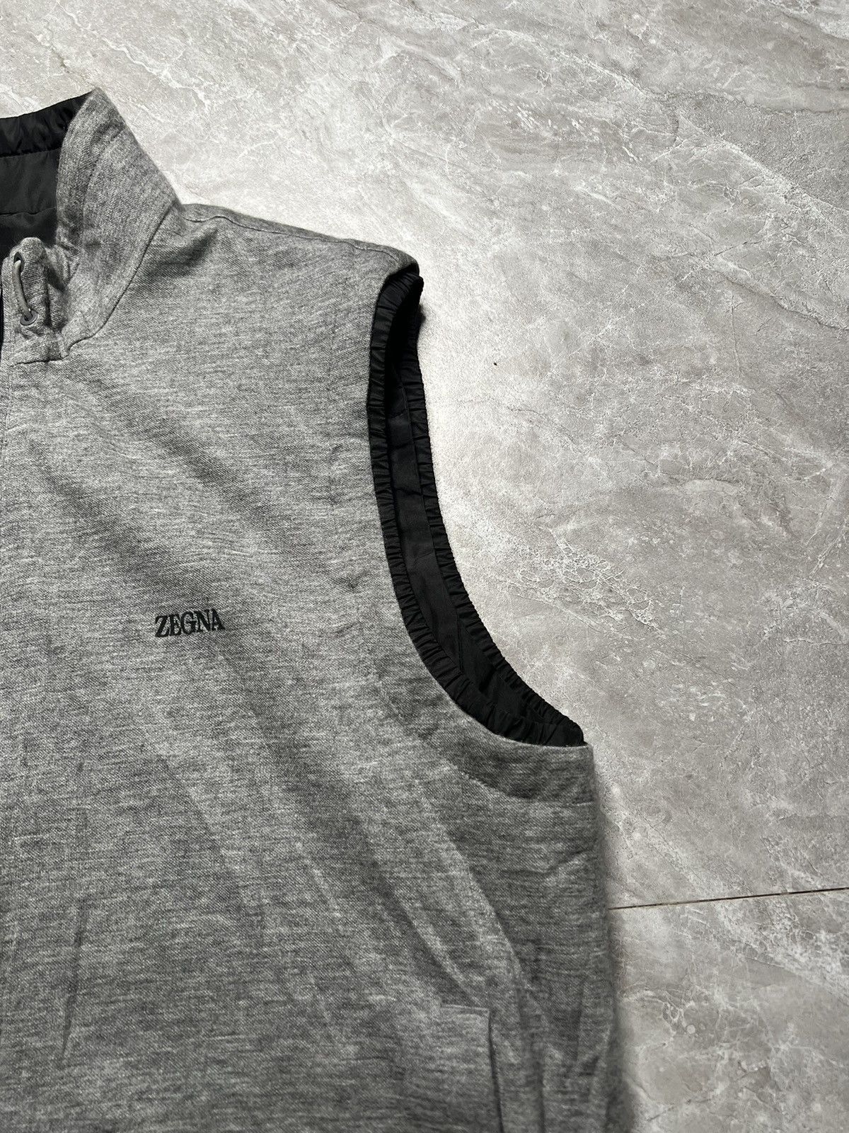 Ermenegildo Zegna Zegna Logo Reversible Zephyr Vest Size US L / EU 52-54 / 3 - 4 Thumbnail