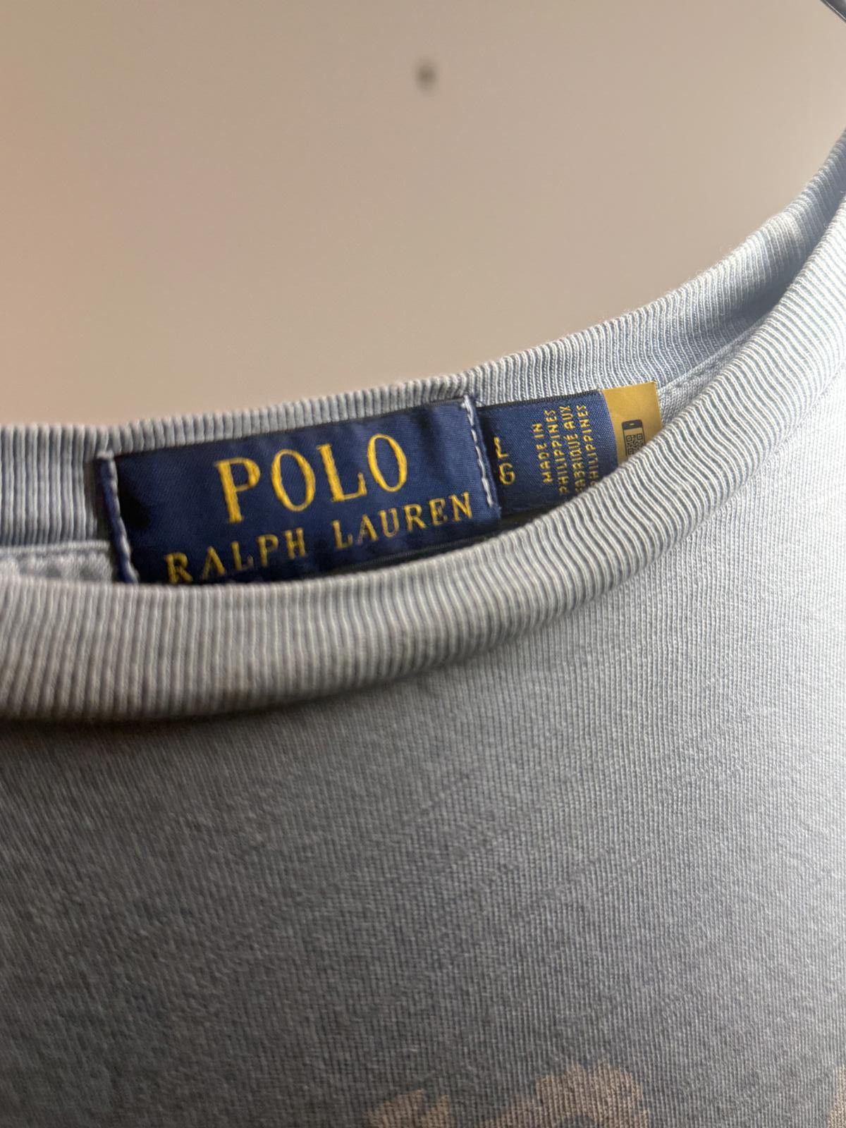Polo Ralph Lauren Polo Ralph Lauren - Light Blue Insignia T-Shirt - XL Size US XL / EU 56 / 4 - 3 Thumbnail