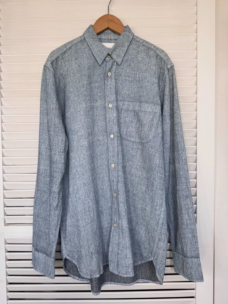 Our Legacy our legacy size 48 Washed blue long-sleeved shirt 2502-Nex Size US M / EU 48-50 / 2 - 1 Thumbnail