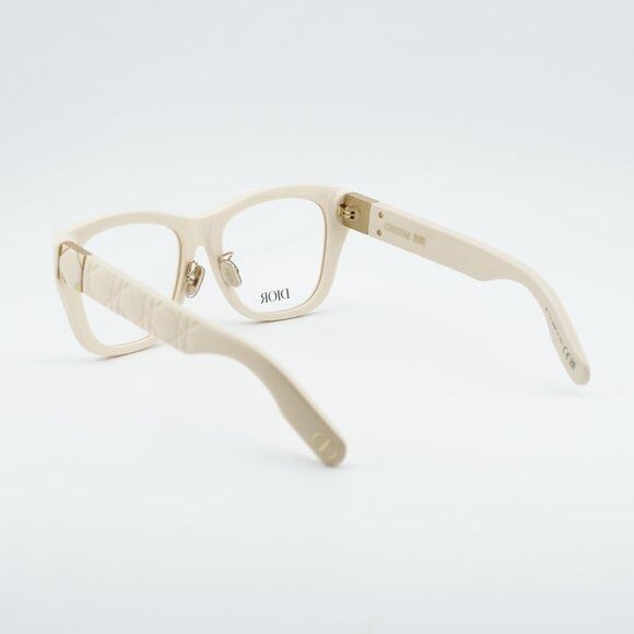 Dior Dior LADY 95.22O S1F 9500 Eyeglasses Ivory 52mm Square Frame Size ONE SIZE - 4 Thumbnail