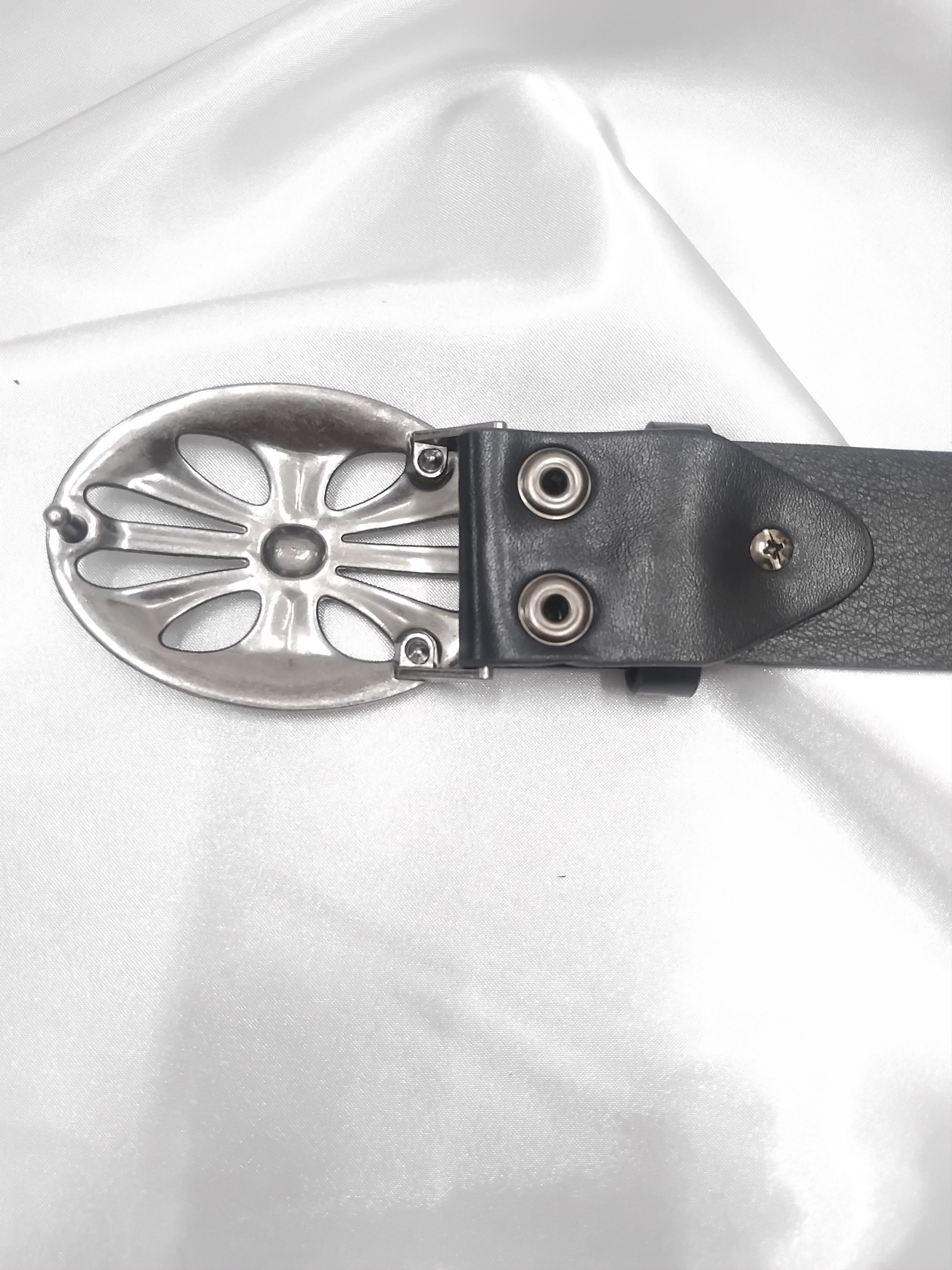 Japanese Brand Skull punk rock streetwear black colour belt Size ONE SIZE - 5 Thumbnail
