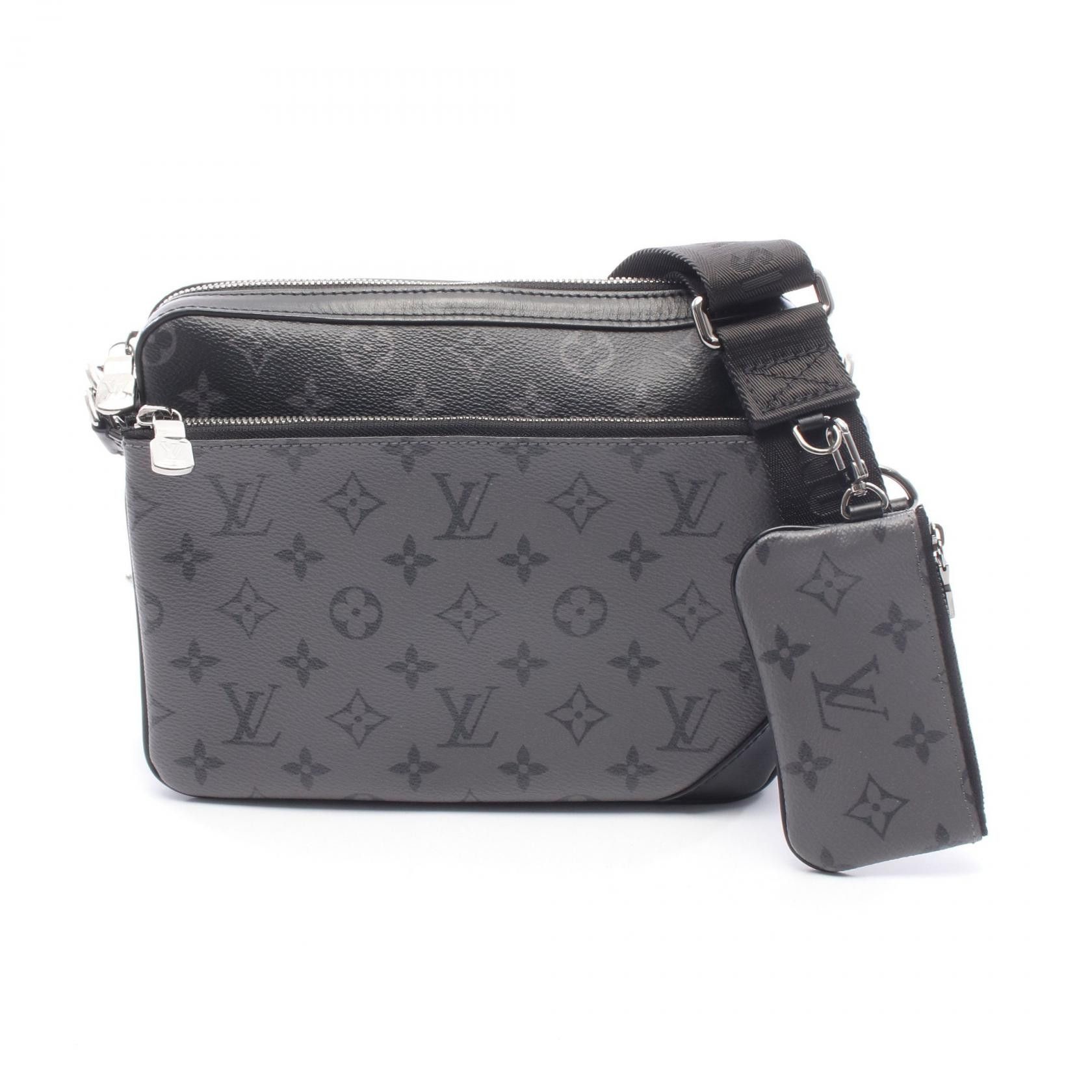 Louis Vuitton Louis Vuitton Louis Vuitton Trio Messenger Monogram Eclipse Reverse Shoulder Bag Textile Shoulder Bag M69443 DUTY FREE for USA Size ONE SIZE - 1 Thumbnail